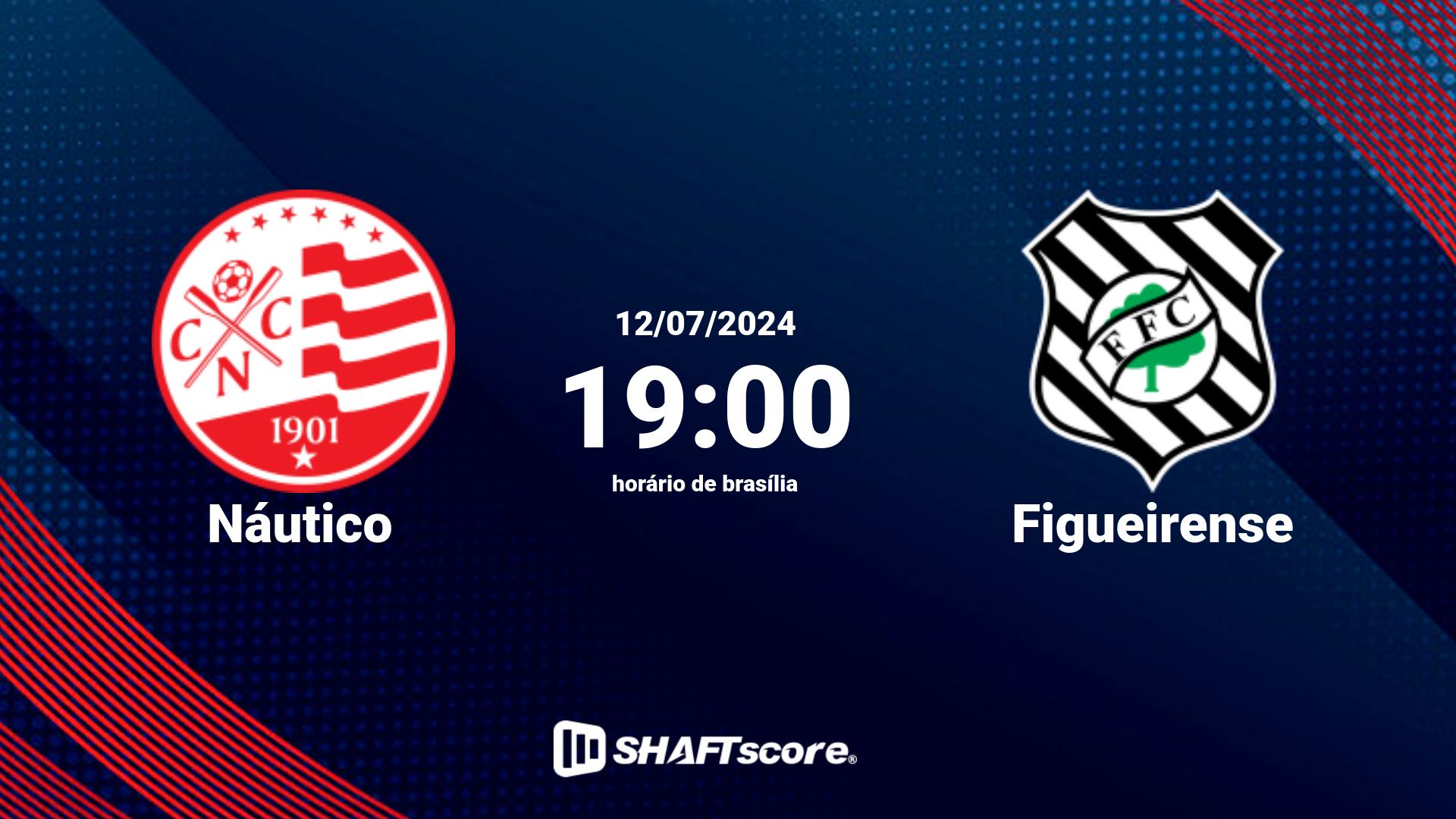 Estatísticas do jogo Náutico vs Figueirense 14.07 19:00