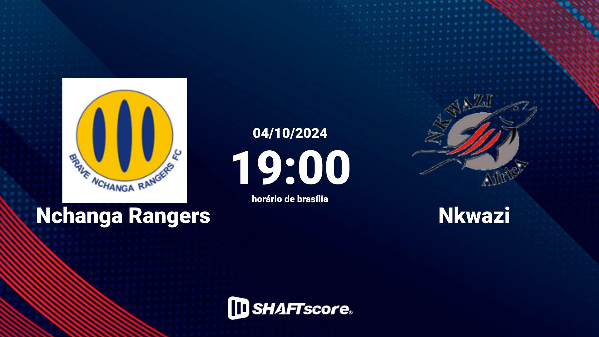 Estatísticas do jogo Nchanga Rangers vs Nkwazi 04.10 19:00