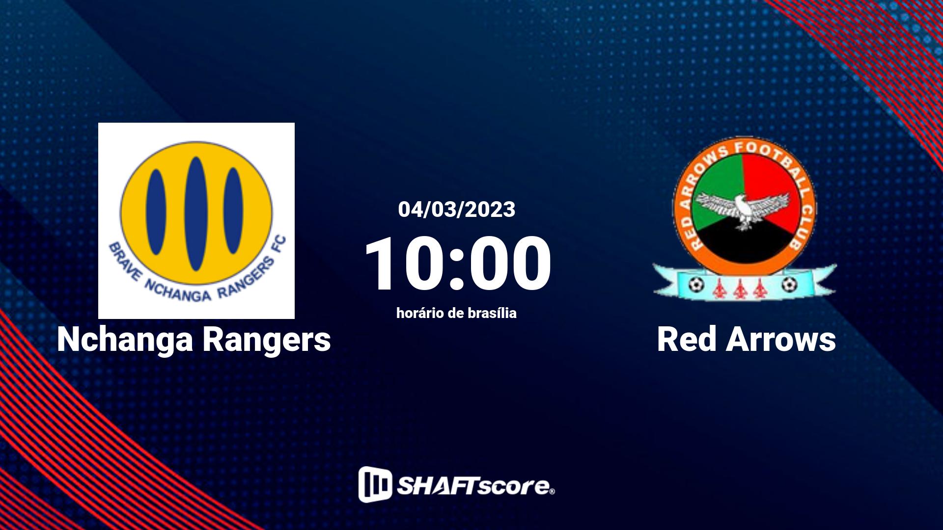 Estatísticas do jogo Nchanga Rangers vs Red Arrows 04.03 10:00