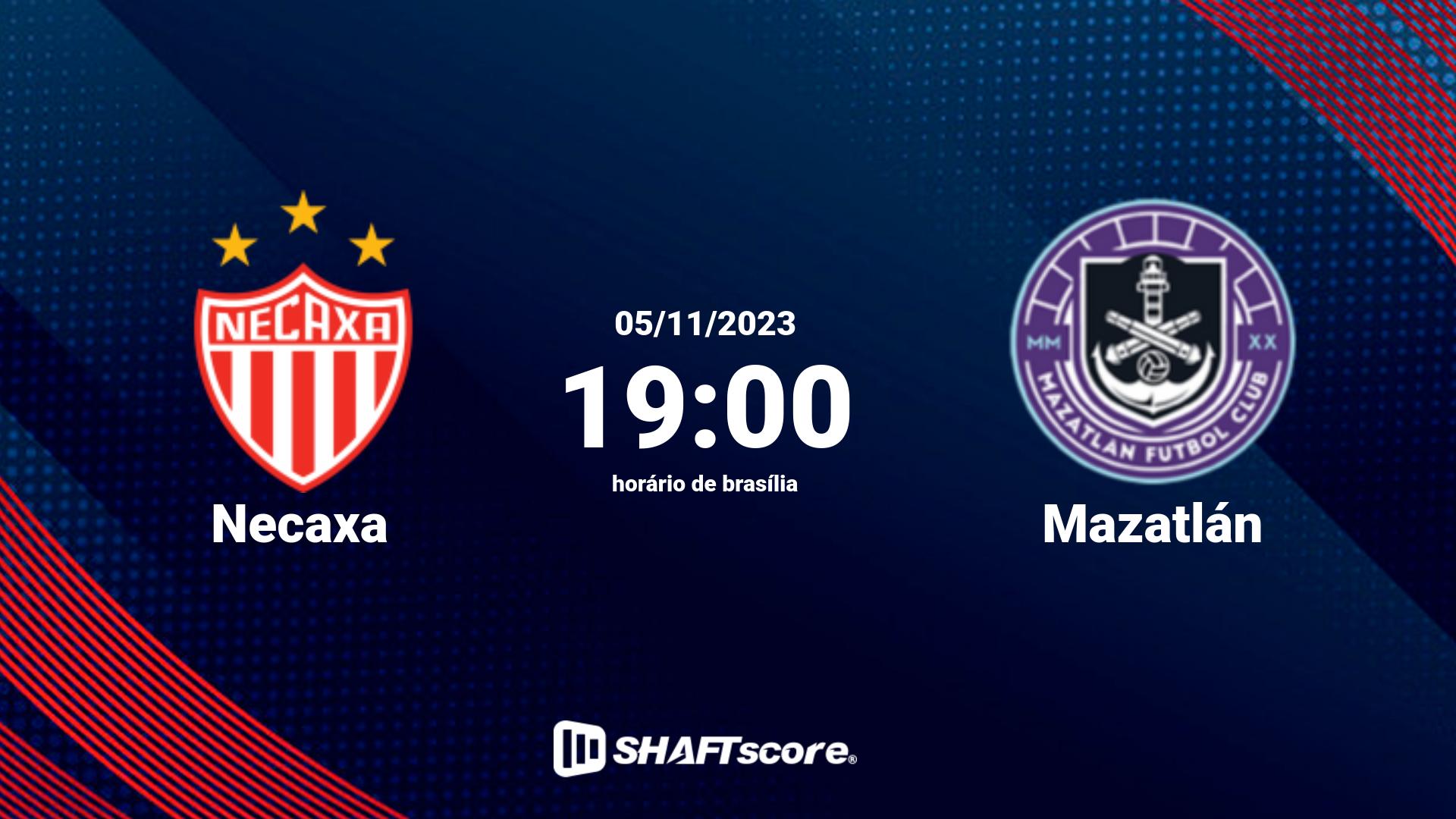 Estatísticas do jogo Necaxa vs Mazatlán 05.11 19:00