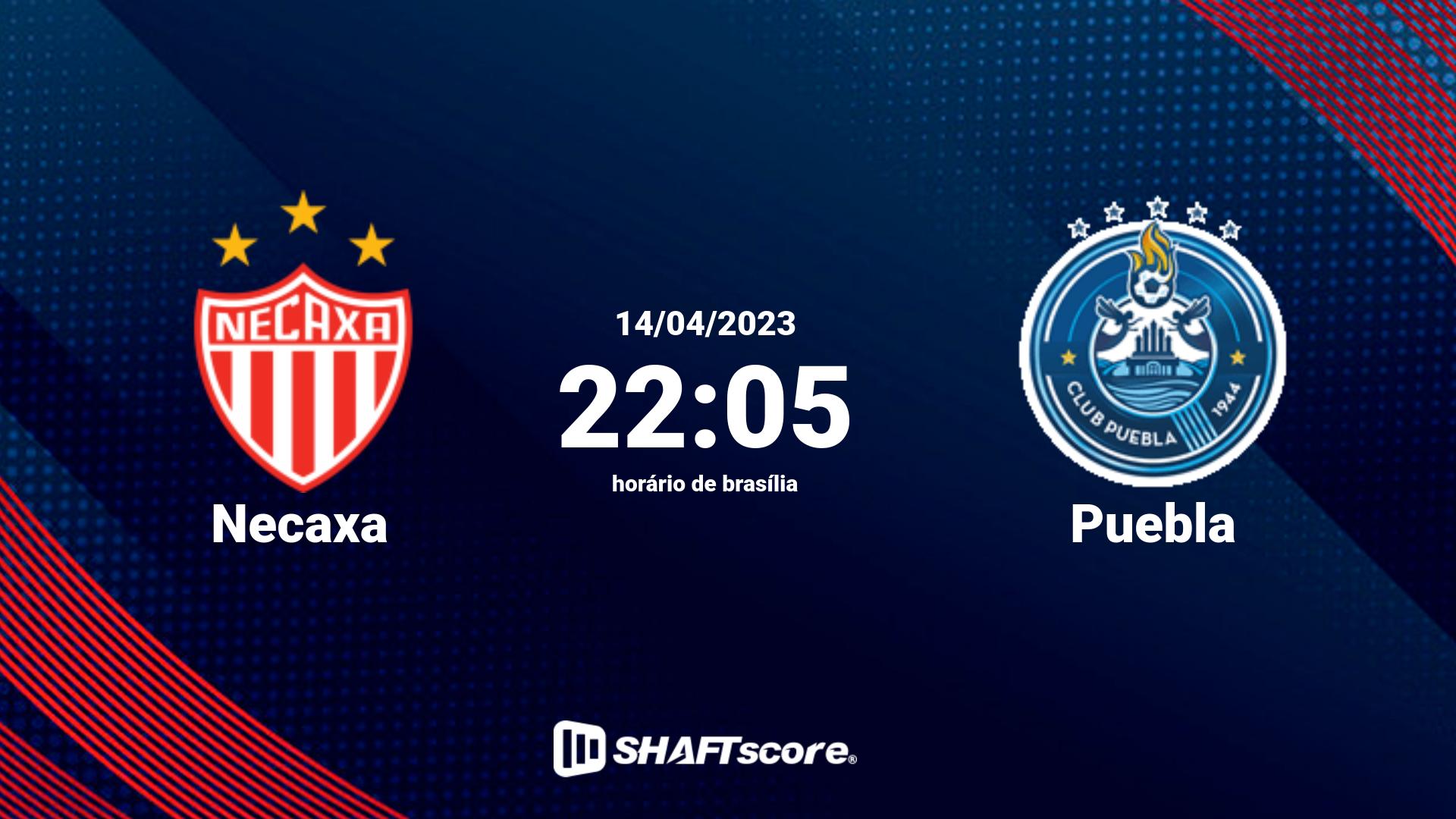 Estatísticas do jogo Necaxa vs Puebla 14.04 22:05