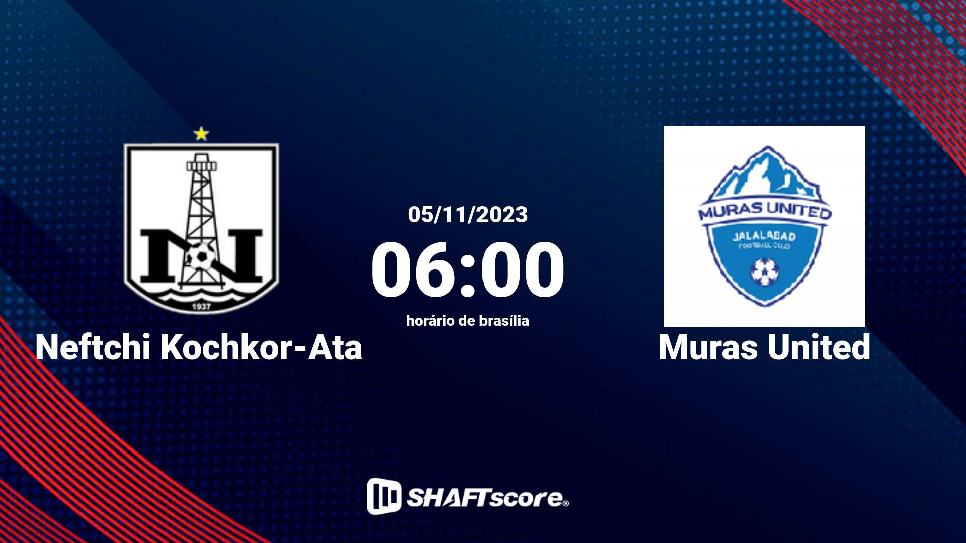 Estatísticas do jogo Neftchi Kochkor-Ata vs Muras United 05.11 06:00