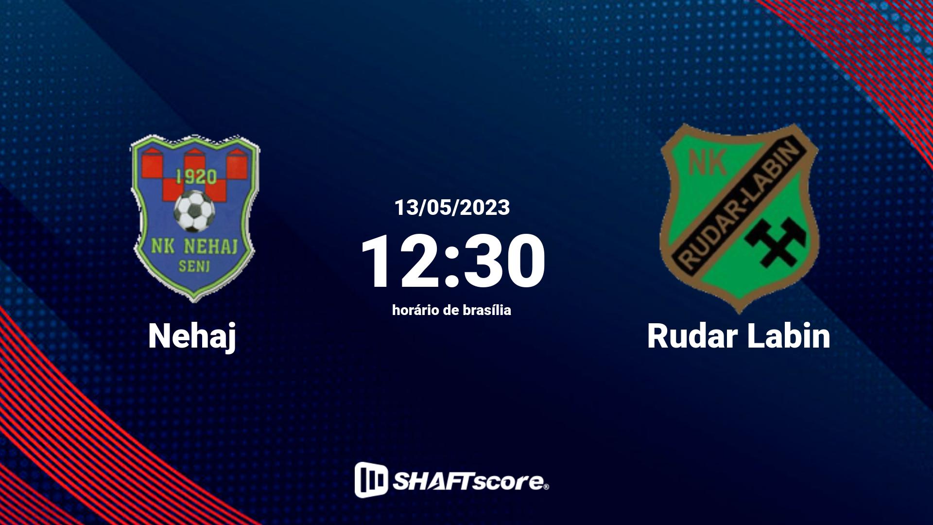 Estatísticas do jogo Nehaj vs Rudar Labin 13.05 12:30