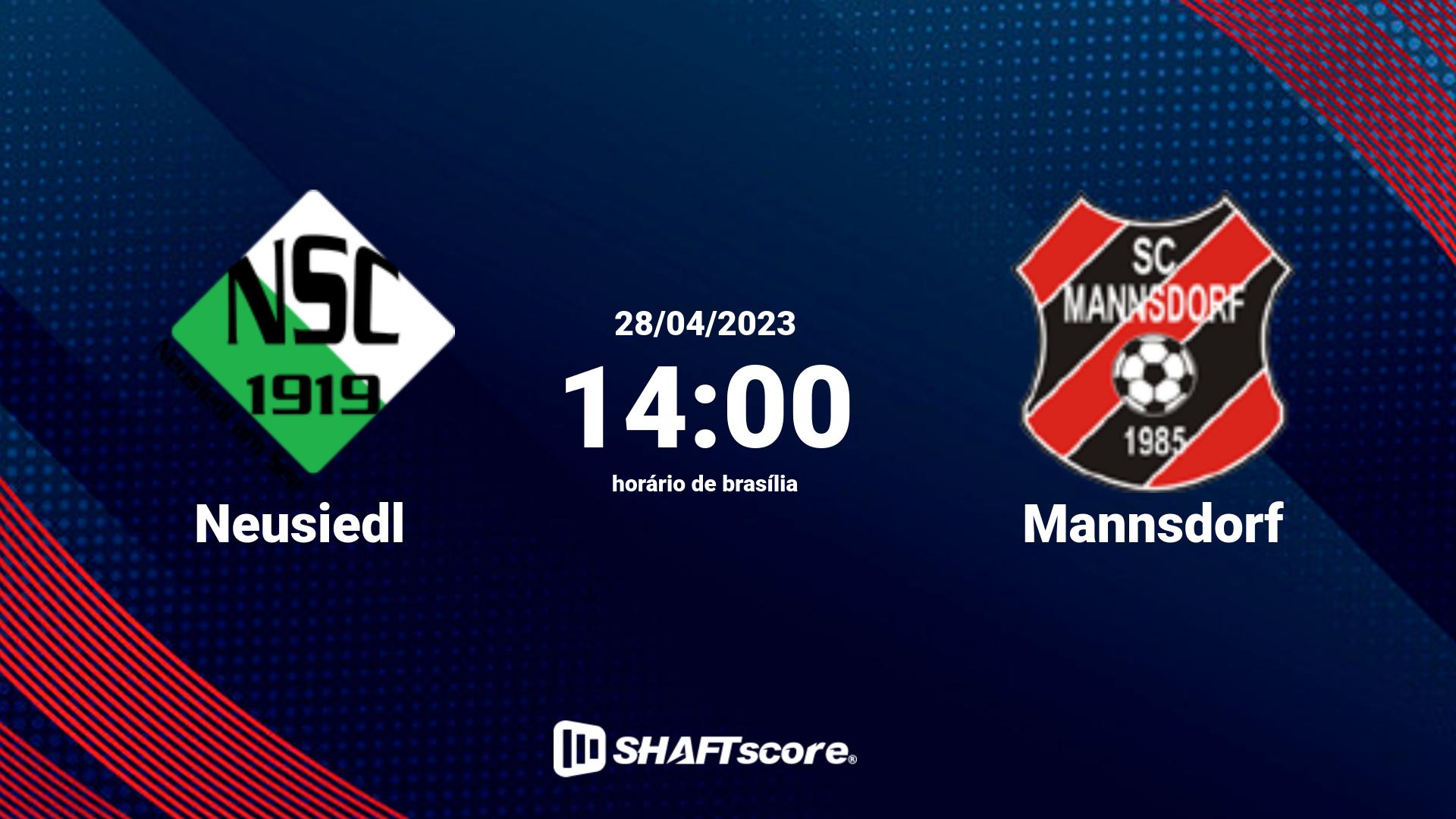 Estatísticas do jogo Neusiedl vs Mannsdorf 28.04 14:00