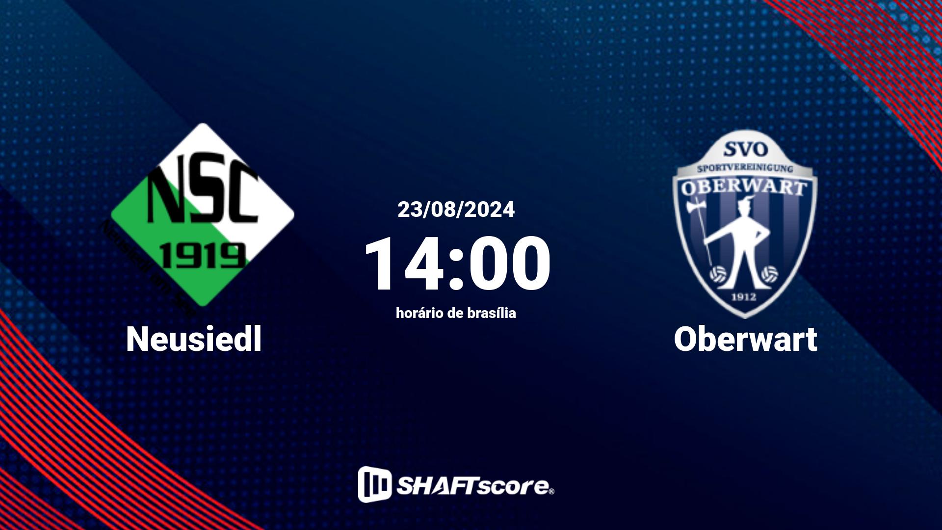 Estatísticas do jogo Neusiedl vs Oberwart 23.08 14:00