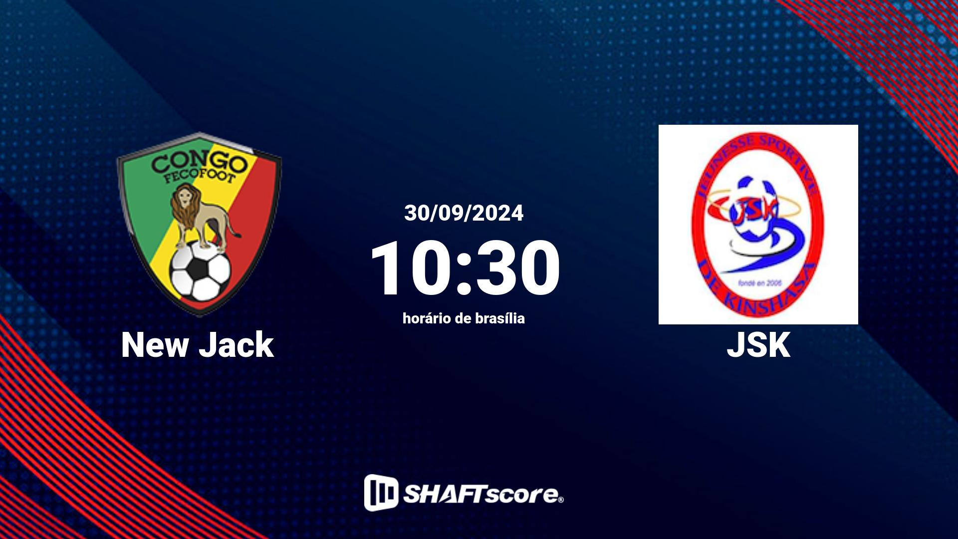 Estatísticas do jogo New Jack vs JSK 30.09 10:30