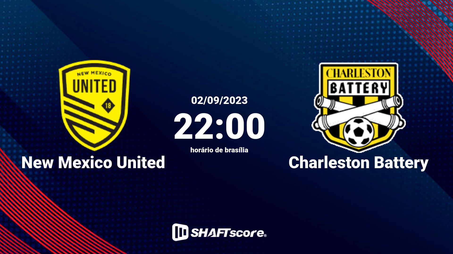 Estatísticas do jogo New Mexico United vs Charleston Battery 02.09 22:00