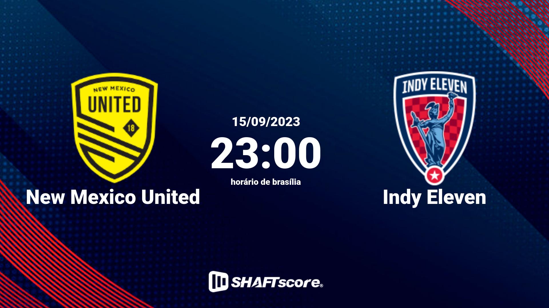 Estatísticas do jogo New Mexico United vs Indy Eleven 15.09 23:00