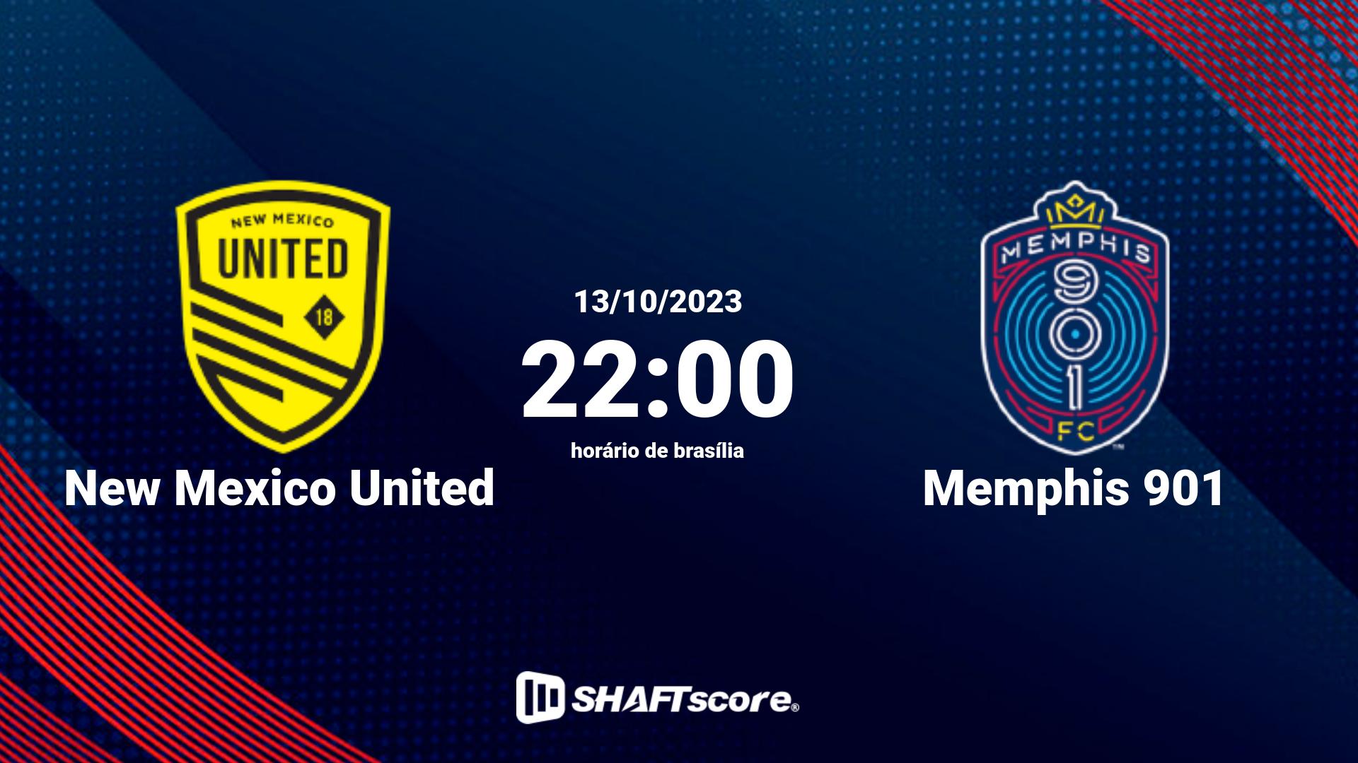 Estatísticas do jogo New Mexico United vs Memphis 901 13.10 22:00