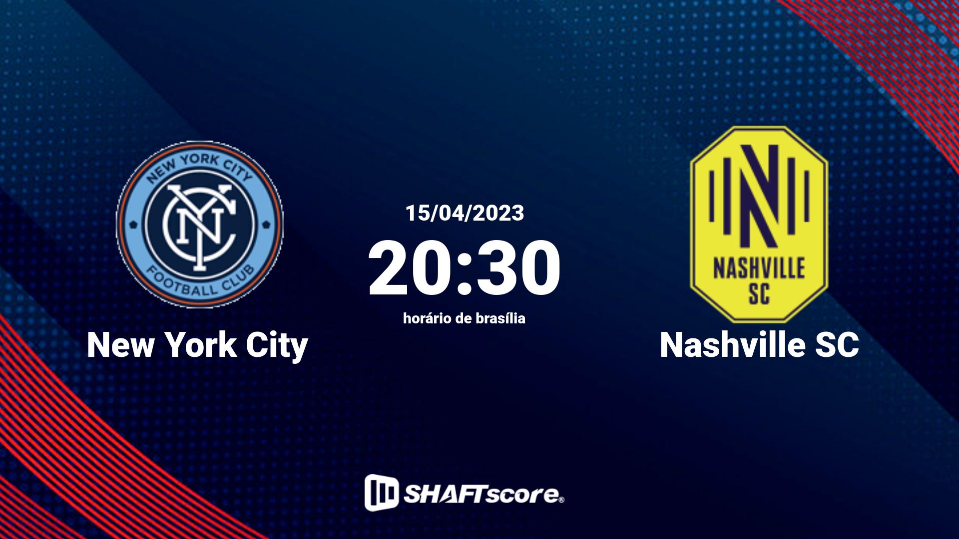 Estatísticas do jogo New York City vs Nashville SC 15.04 20:30