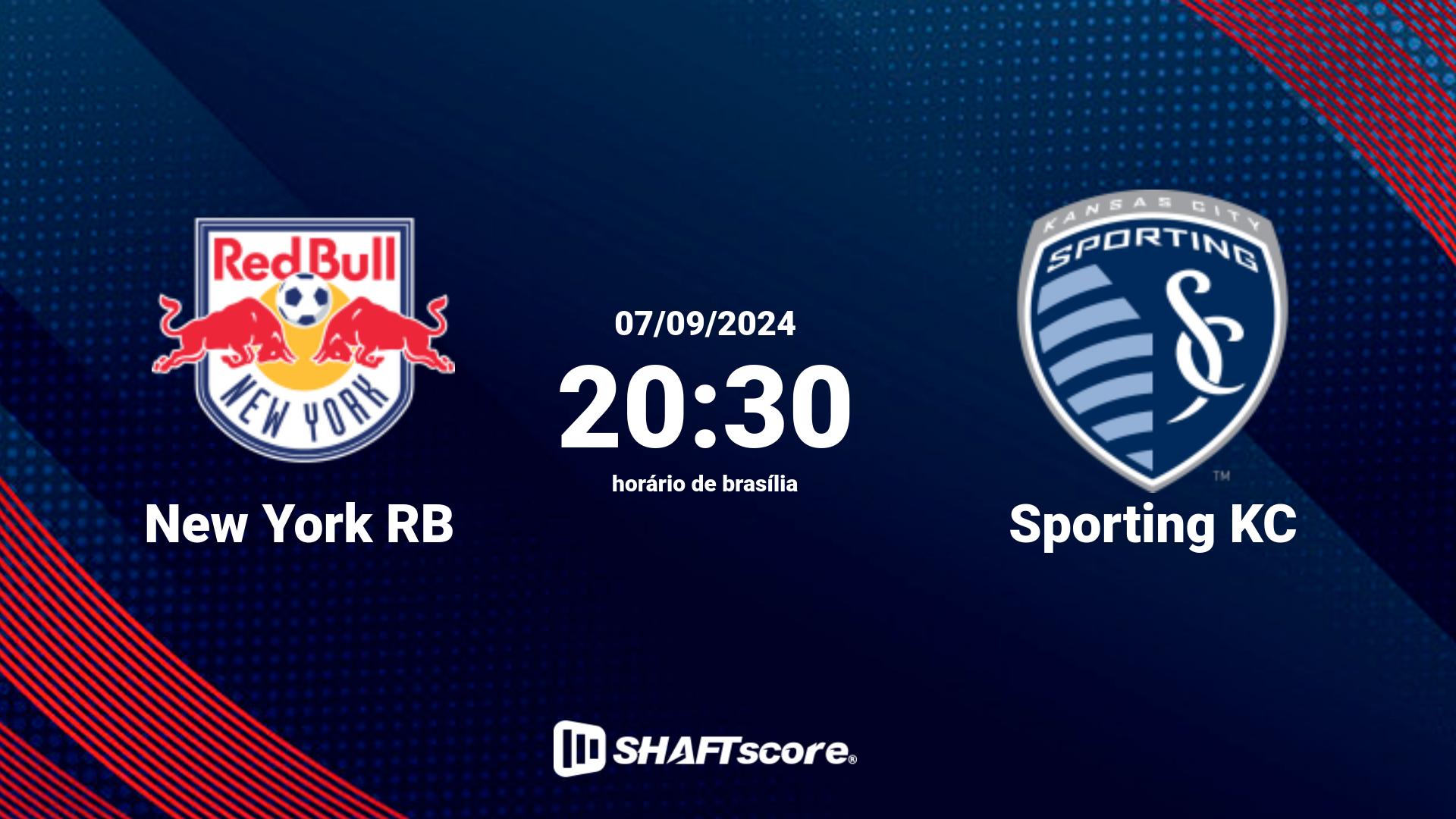 Estatísticas do jogo New York RB vs Sporting KC 07.09 20:30