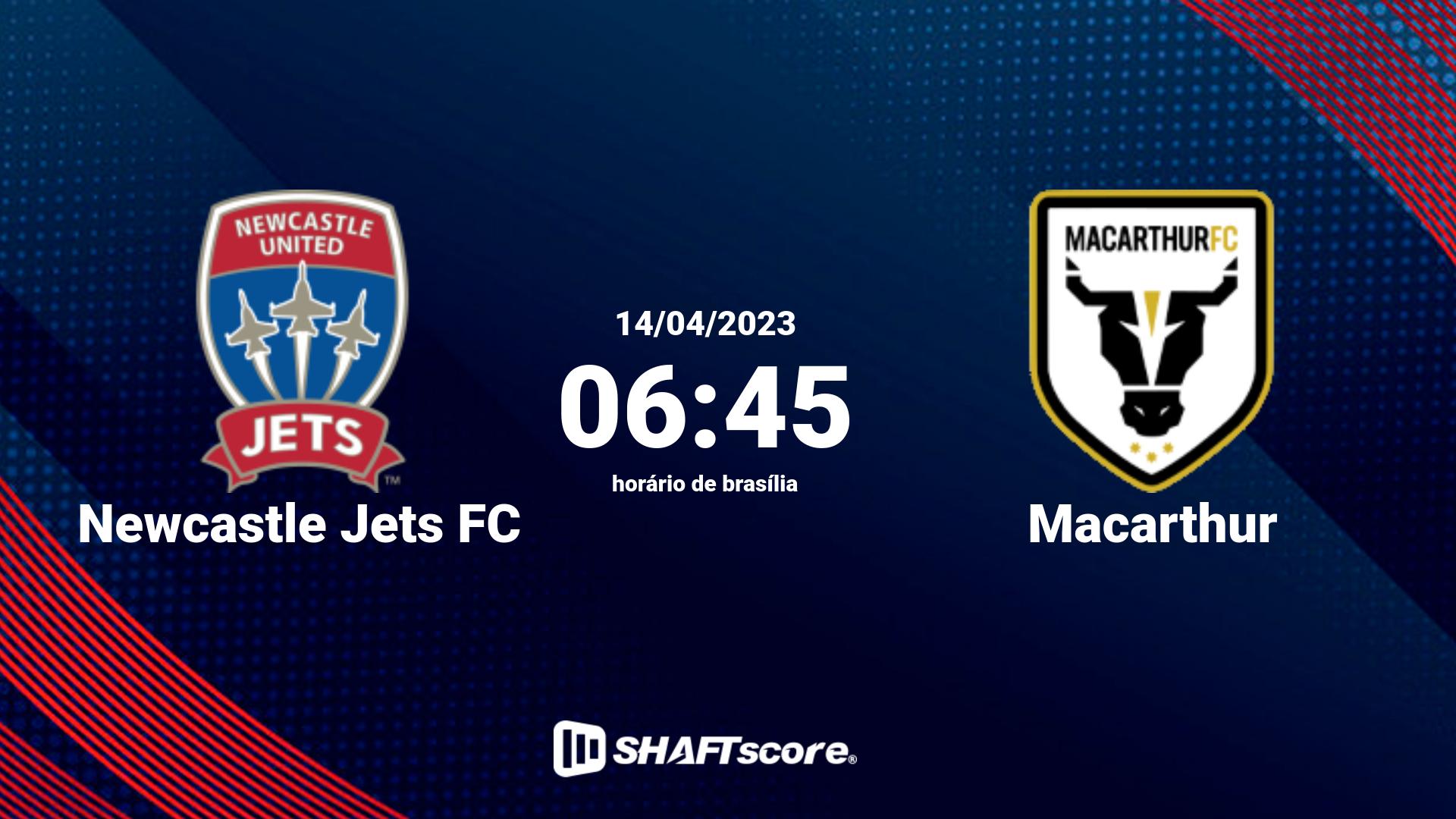 Estatísticas do jogo Newcastle Jets FC vs Macarthur 14.04 06:45