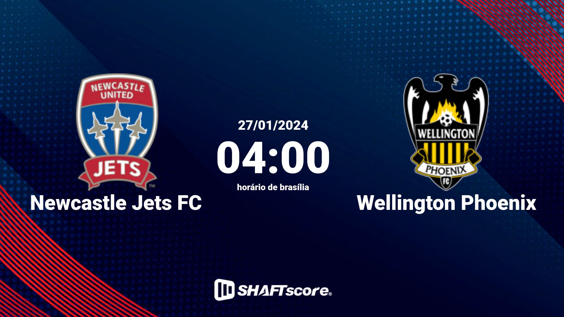 Estatísticas do jogo Newcastle Jets FC vs Wellington Phoenix 27.01 04:00