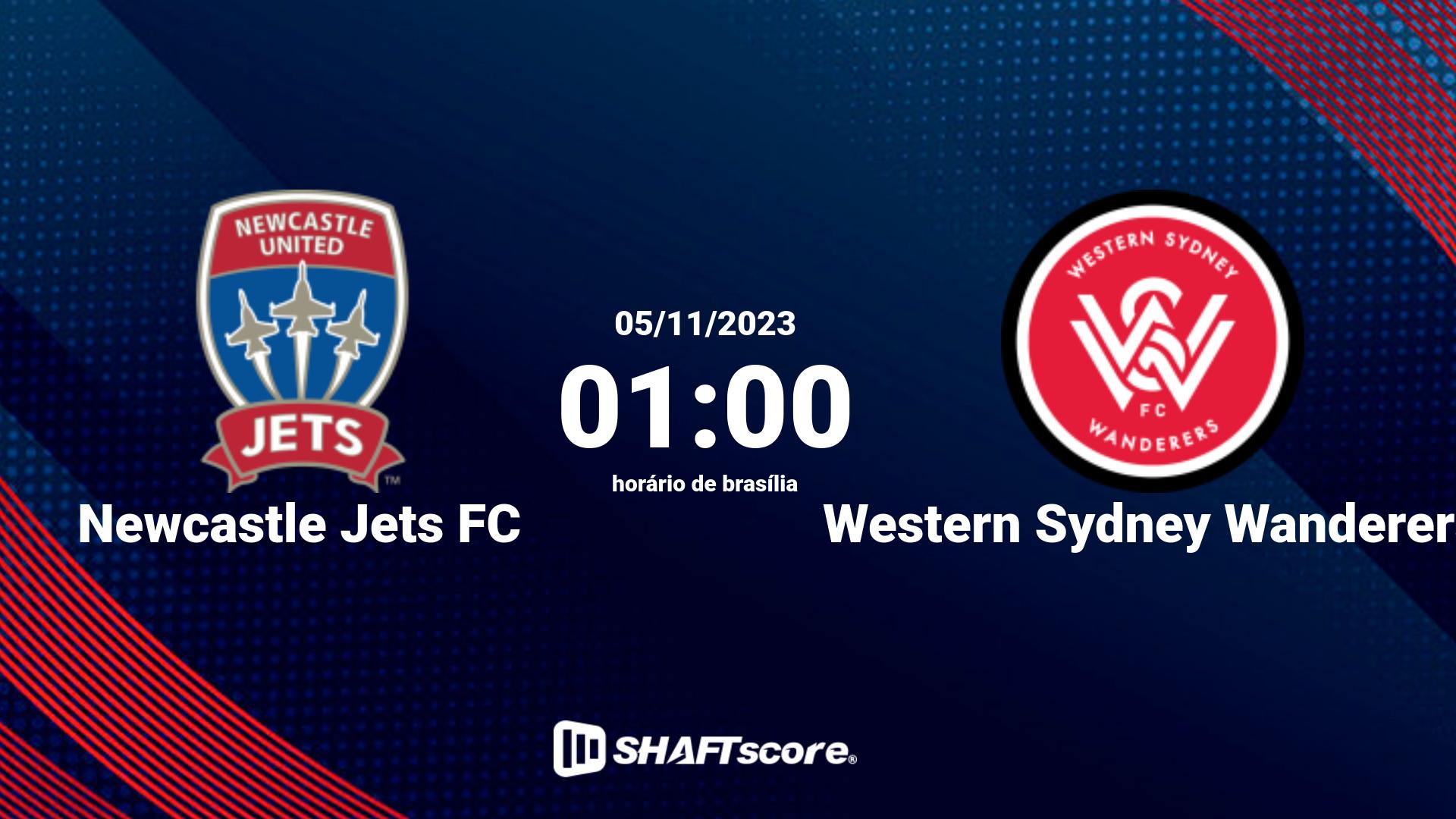 Estatísticas do jogo Newcastle Jets FC vs Western Sydney Wanderers 05.11 01:00