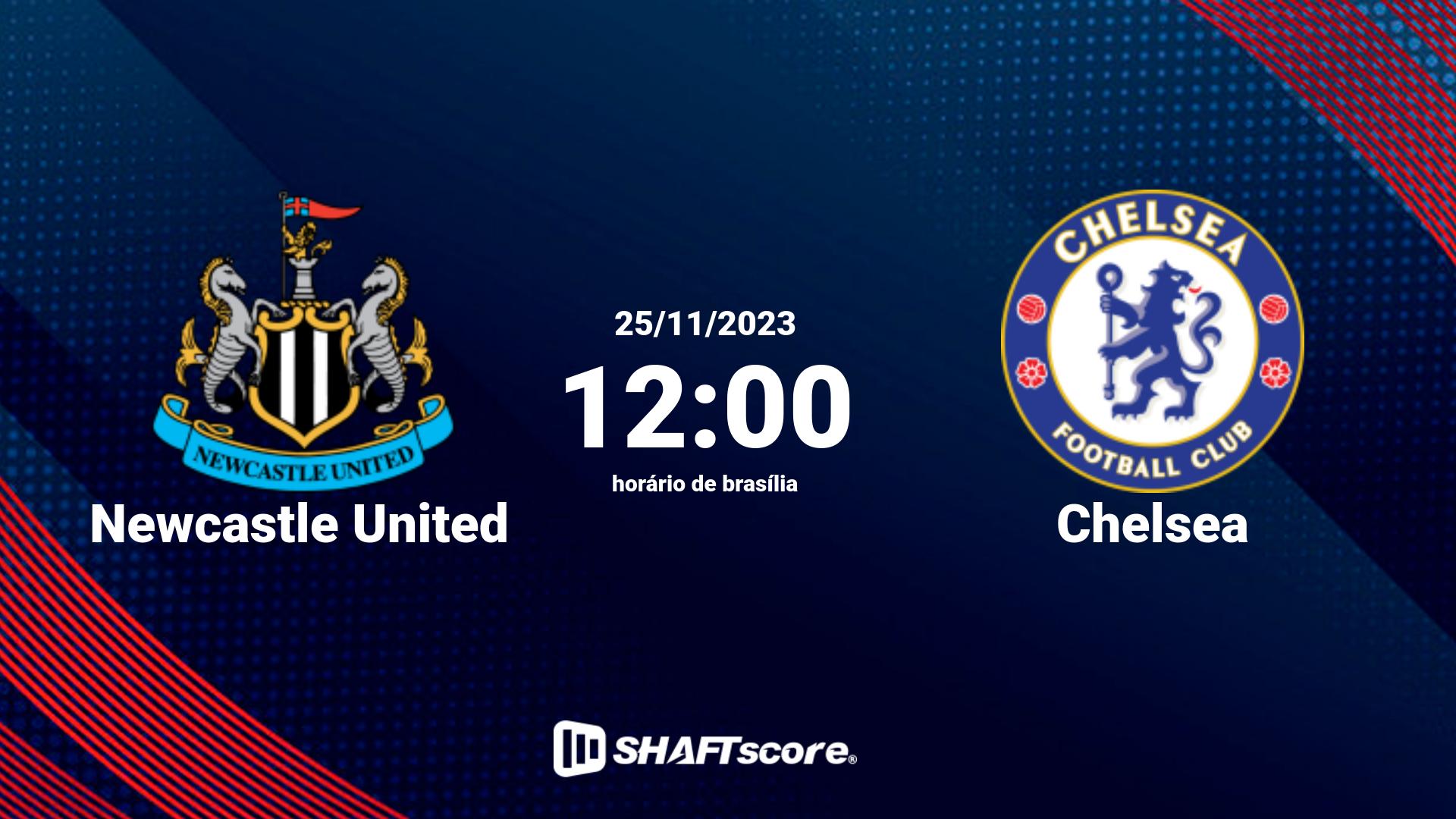 Estatísticas do jogo Newcastle United vs Chelsea 25.11 12:00