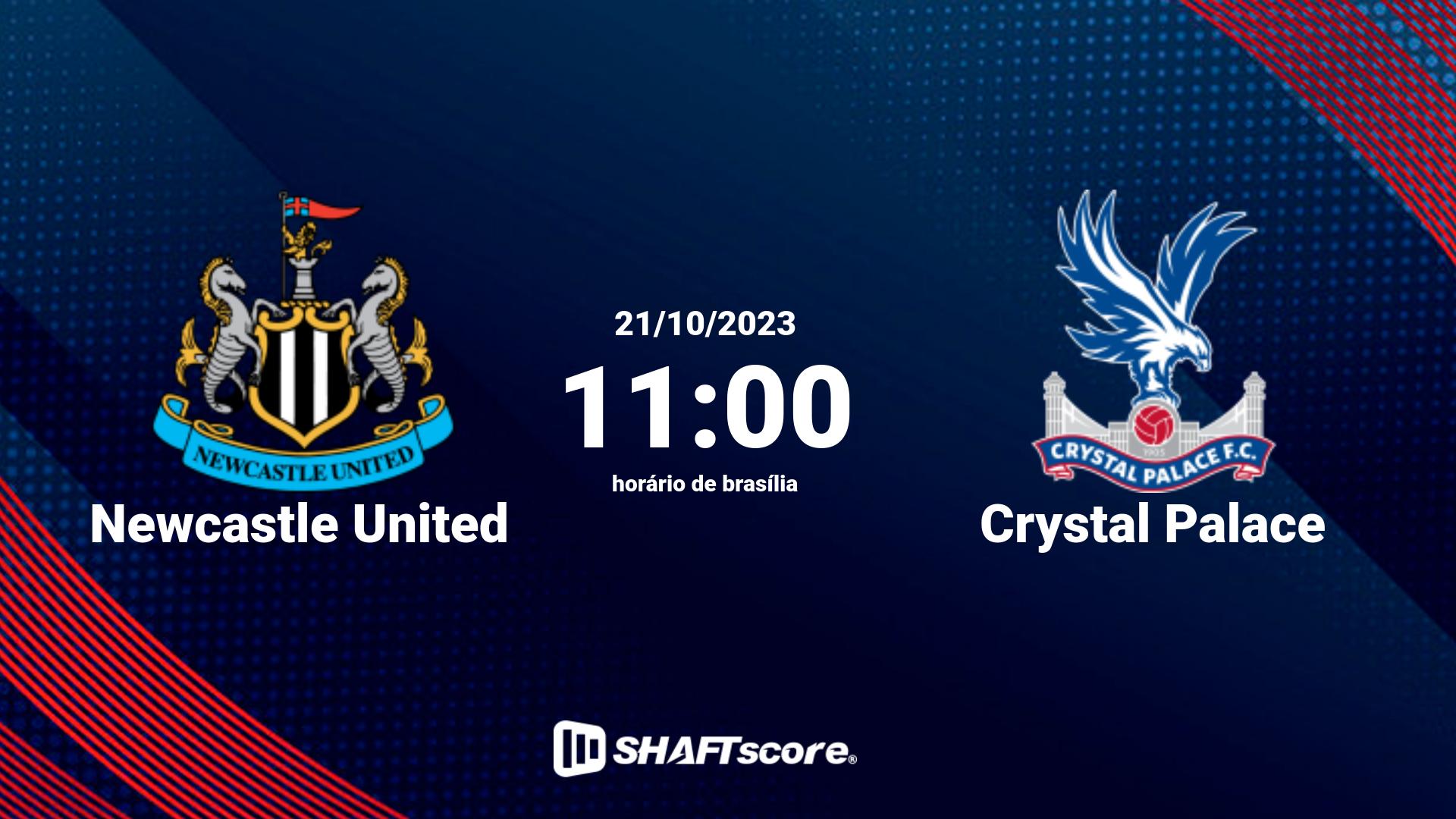 Estatísticas do jogo Newcastle United vs Crystal Palace 21.10 11:00