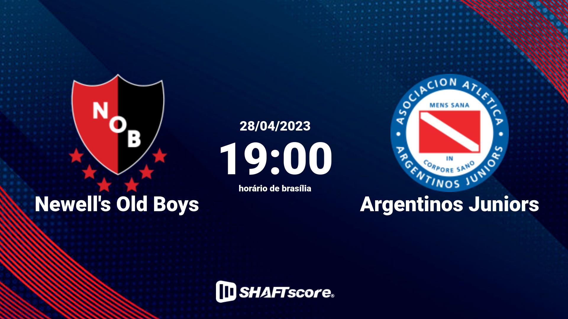 Estatísticas do jogo Newell's Old Boys vs Argentinos Juniors 28.04 19:00