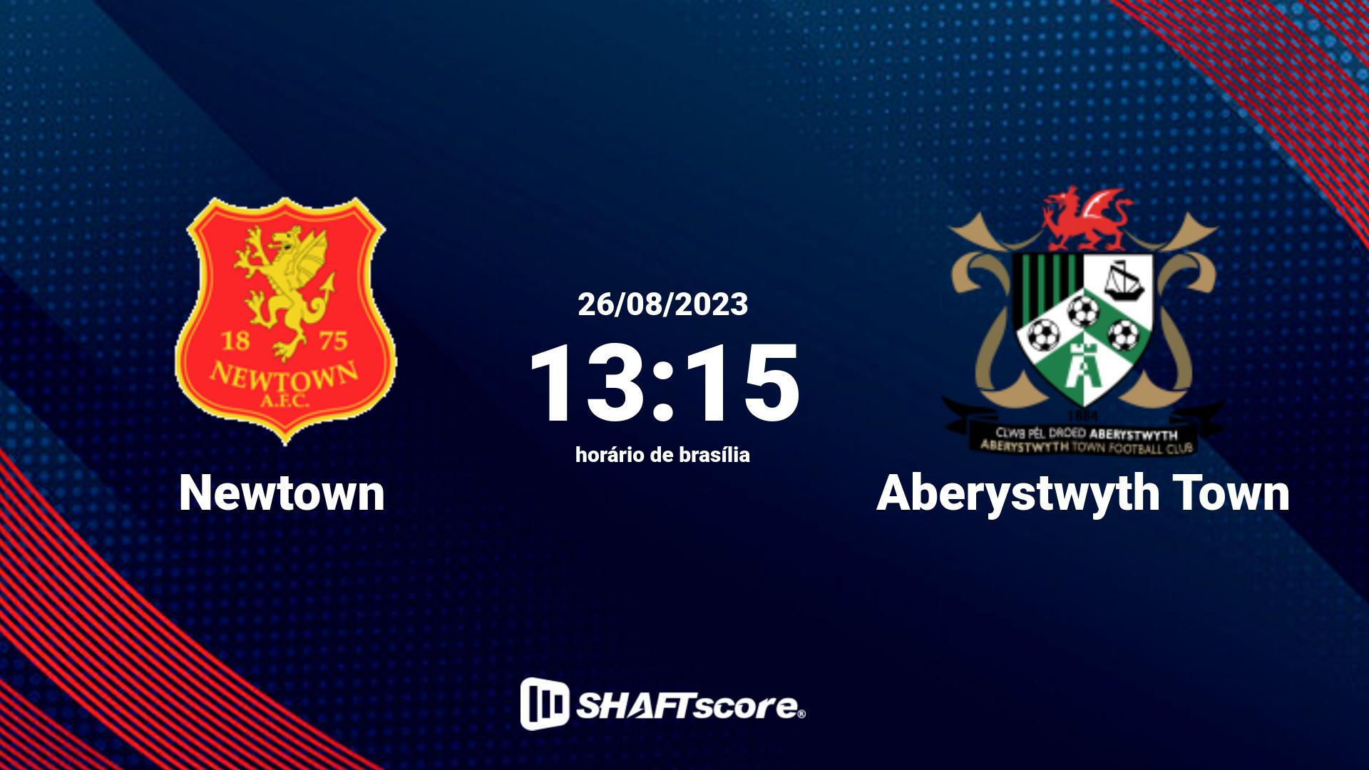 Estatísticas do jogo Newtown vs Aberystwyth Town 26.08 13:15