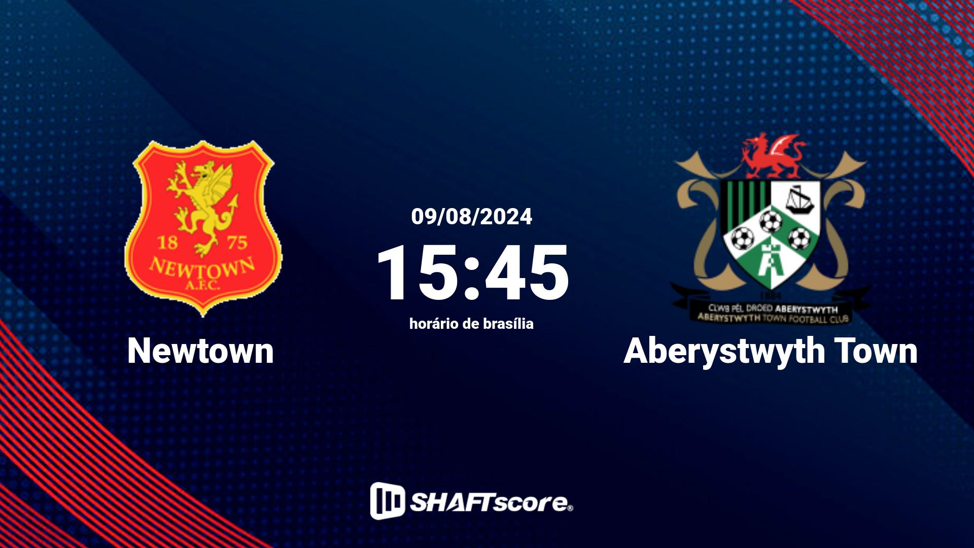 Estatísticas do jogo Newtown vs Aberystwyth Town 09.08 15:45