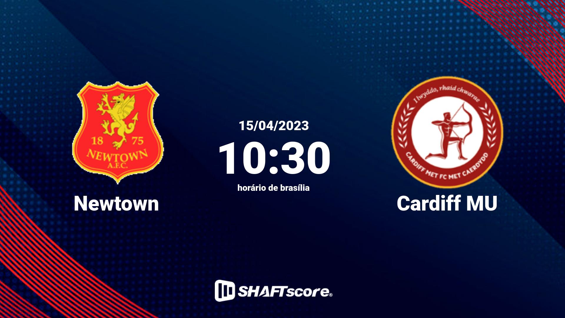 Estatísticas do jogo Newtown vs Cardiff MU 15.04 10:30