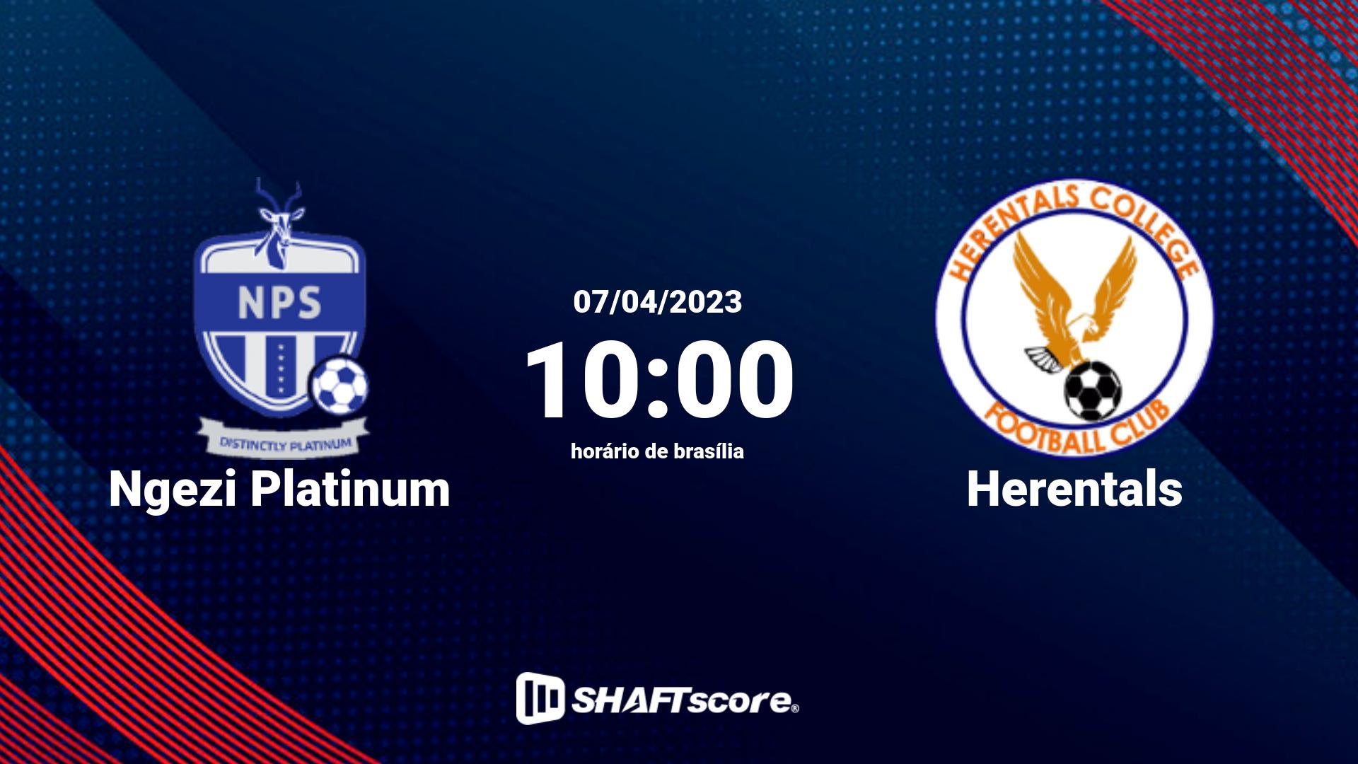 Estatísticas do jogo Ngezi Platinum vs Herentals 07.04 10:00