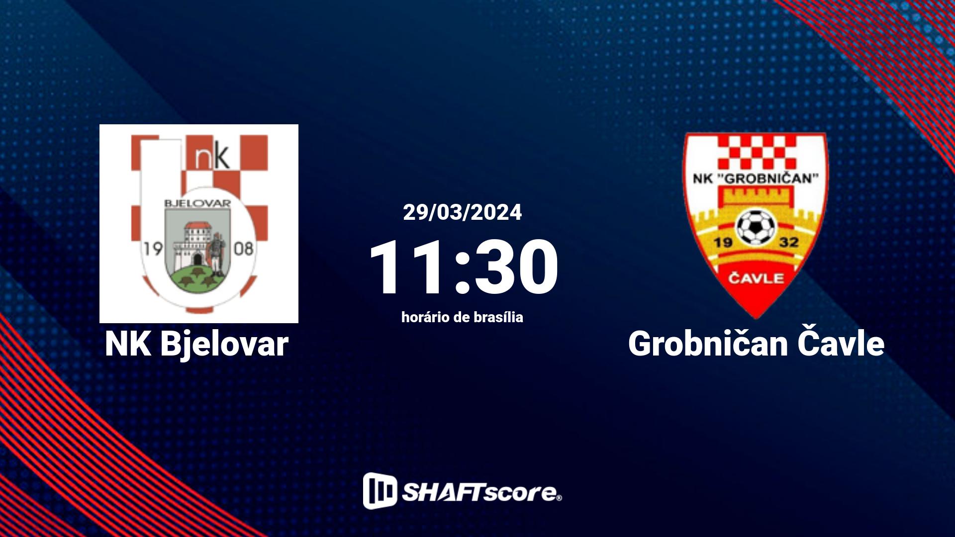 Estatísticas do jogo NK Bjelovar vs Grobničan Čavle 29.03 11:30