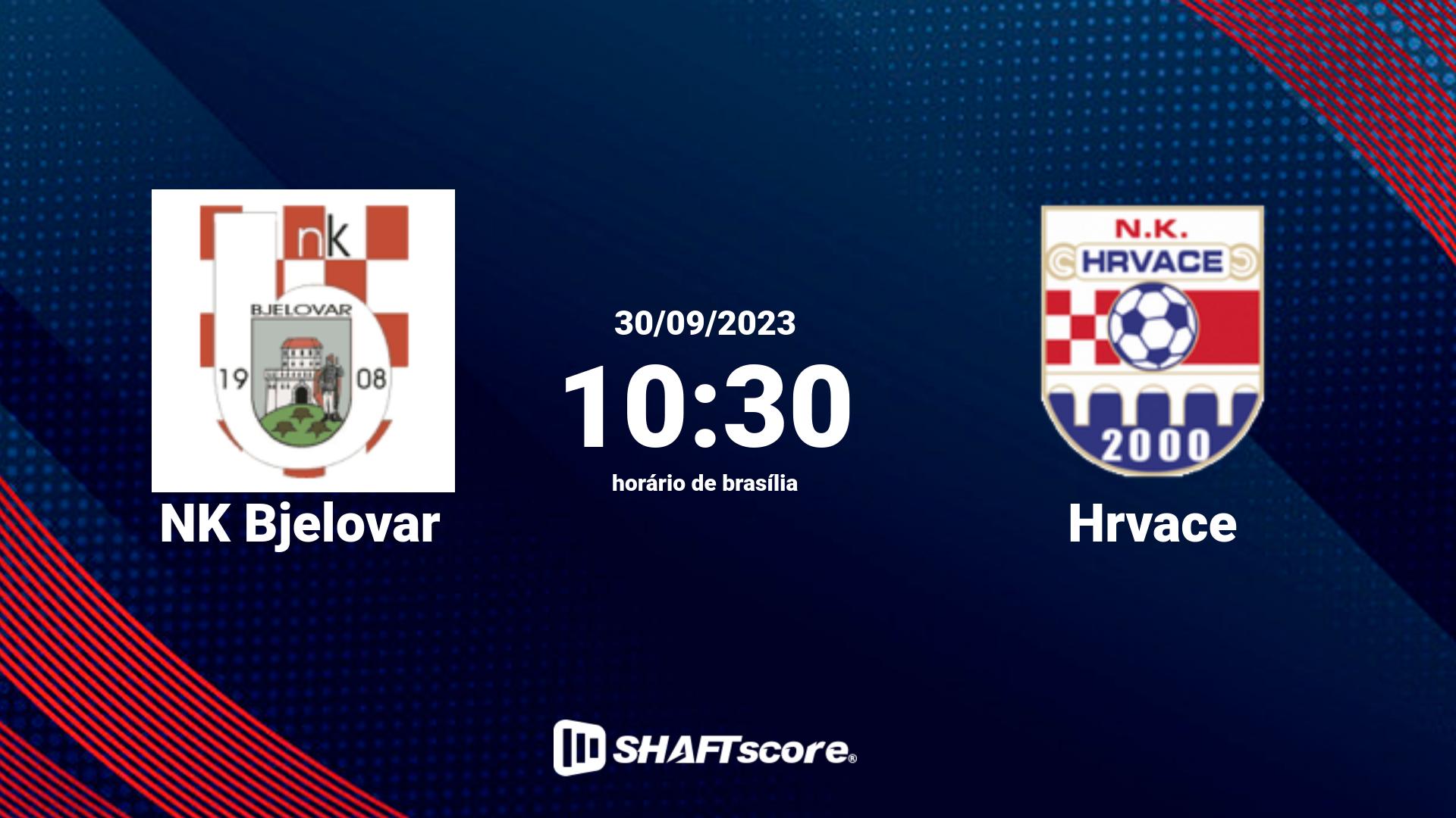 Estatísticas do jogo NK Bjelovar vs Hrvace 30.09 10:30