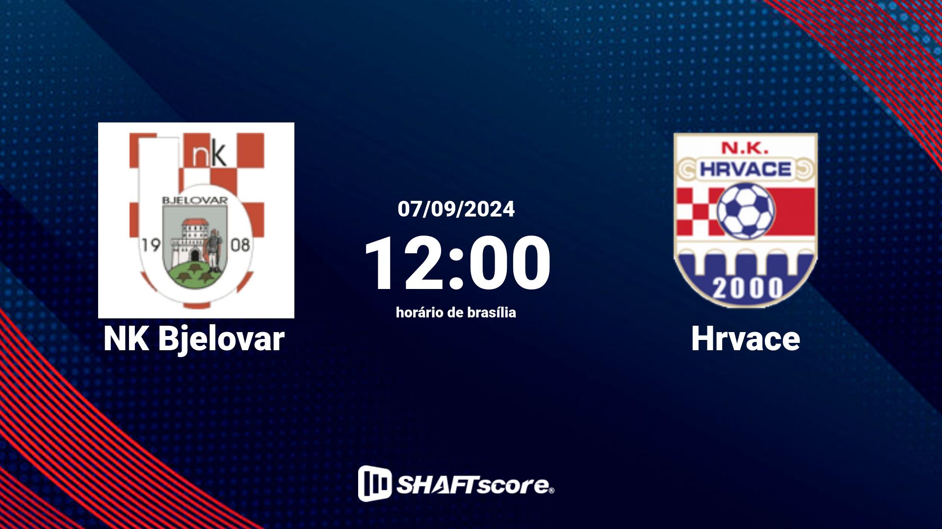 Estatísticas do jogo NK Bjelovar vs Hrvace 07.09 12:00