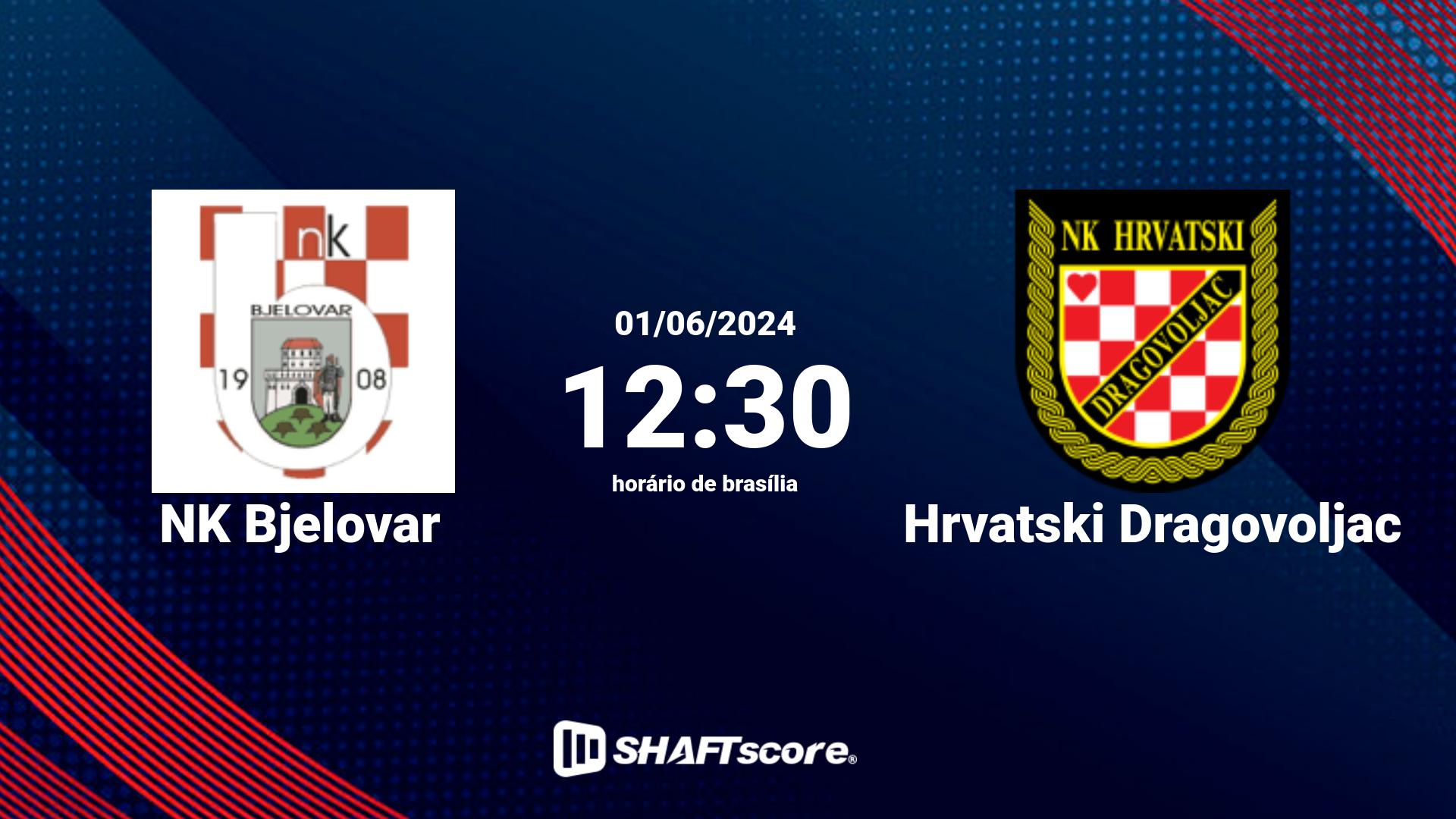 Estatísticas do jogo NK Bjelovar vs Hrvatski Dragovoljac 01.06 12:30