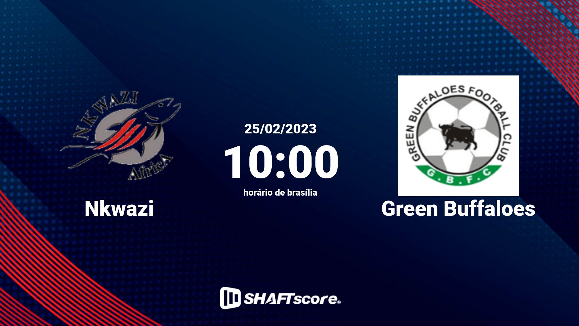 Estatísticas do jogo Nkwazi vs Green Buffaloes 25.02 10:00