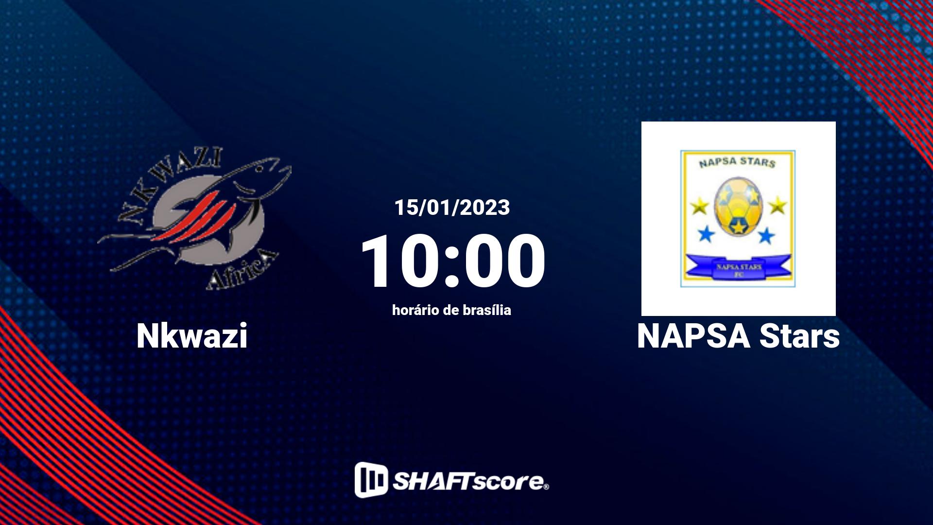 Estatísticas do jogo Nkwazi vs NAPSA Stars 15.01 10:00