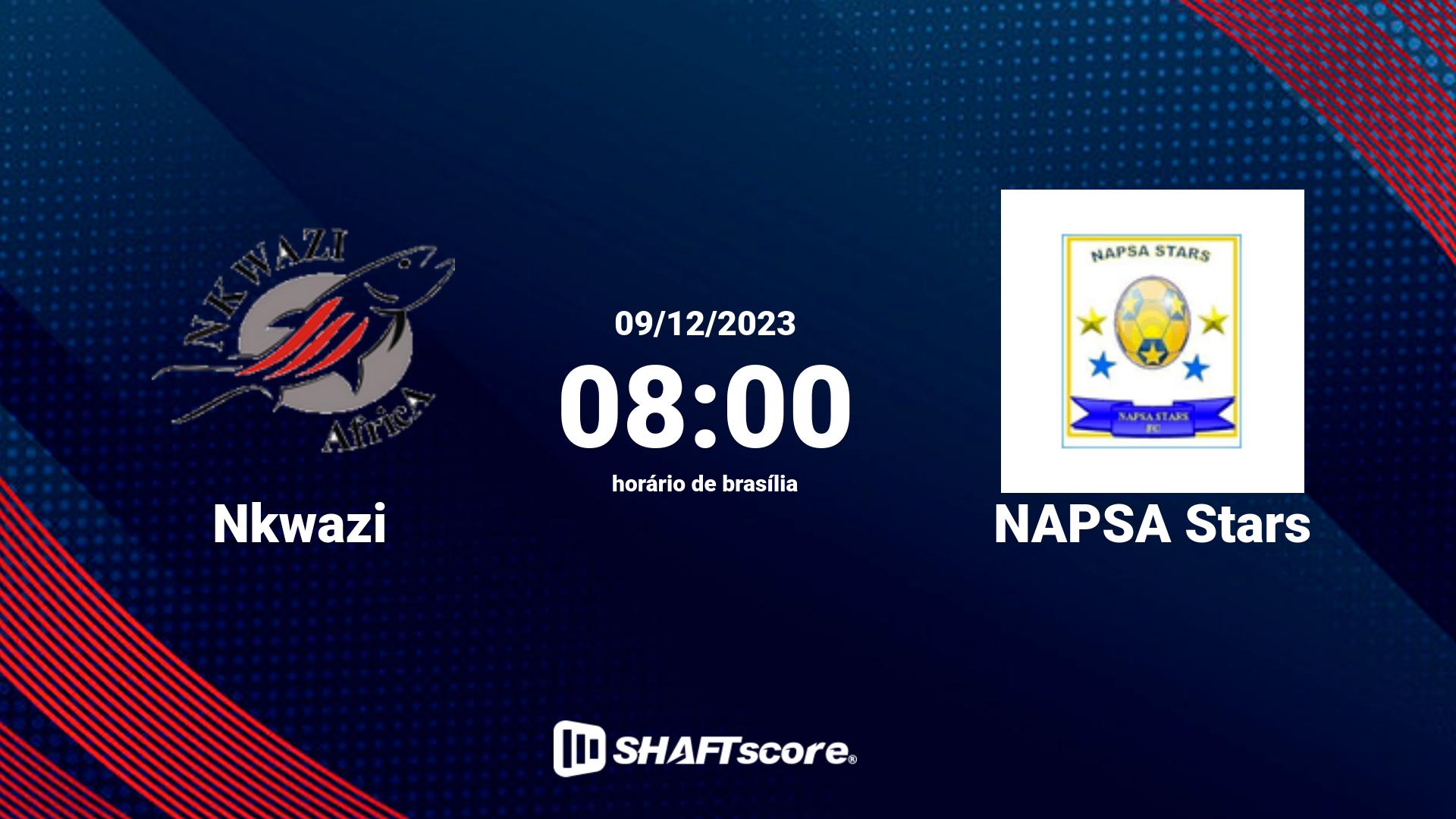 Estatísticas do jogo Nkwazi vs NAPSA Stars 09.12 08:00