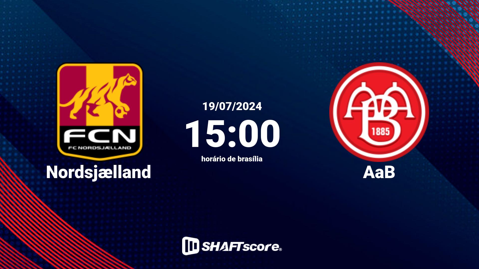 Estatísticas do jogo Nordsjælland vs AaB 19.07 15:00