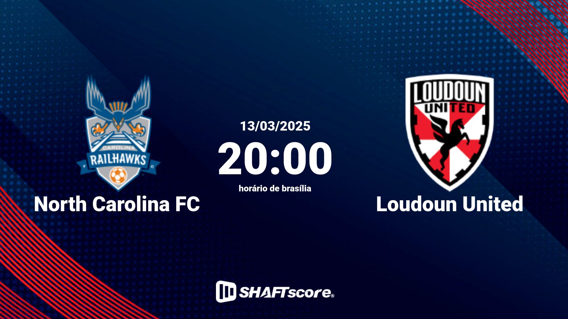 Estatísticas do jogo North Carolina FC vs Loudoun United 13.03 20:00