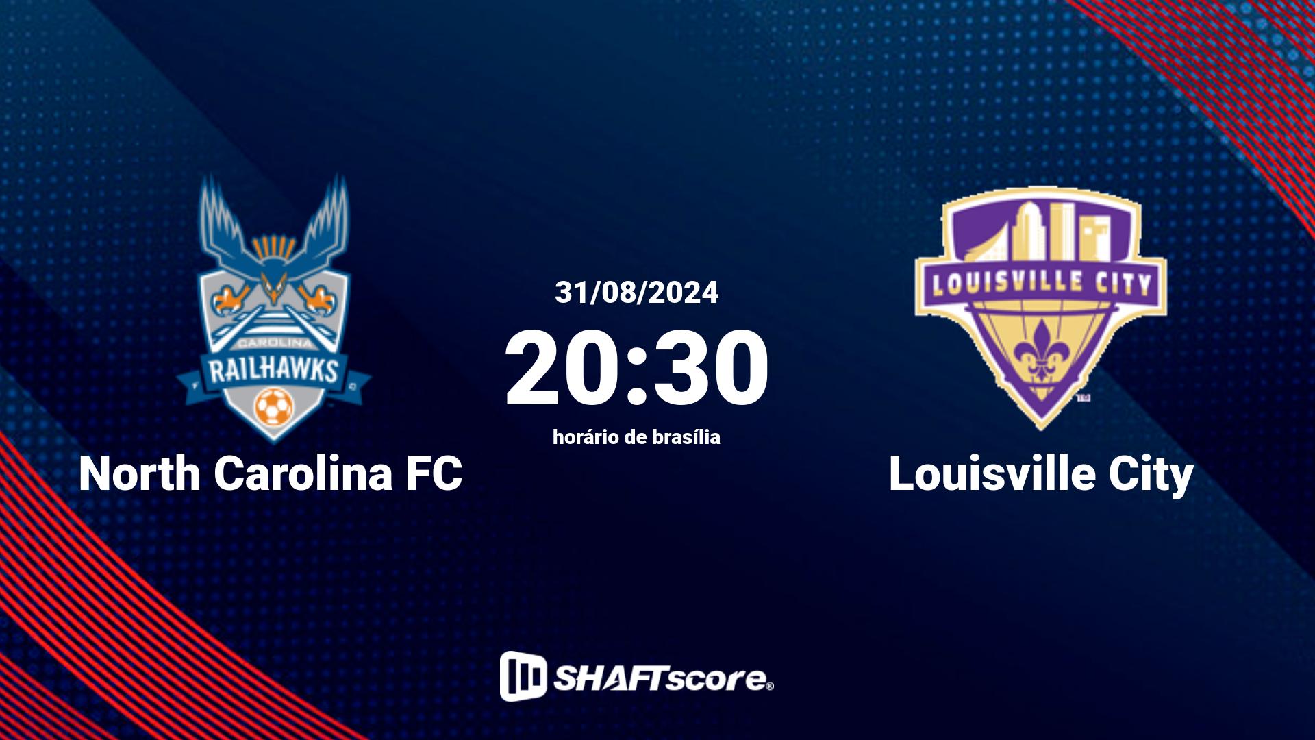 Estatísticas do jogo North Carolina FC vs Louisville City 31.08 20:30