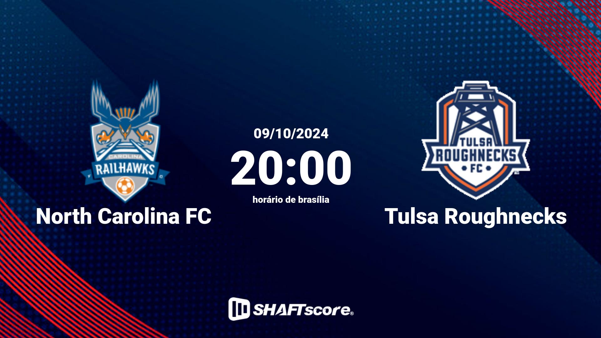 Estatísticas do jogo North Carolina FC vs Tulsa Roughnecks 09.10 20:00