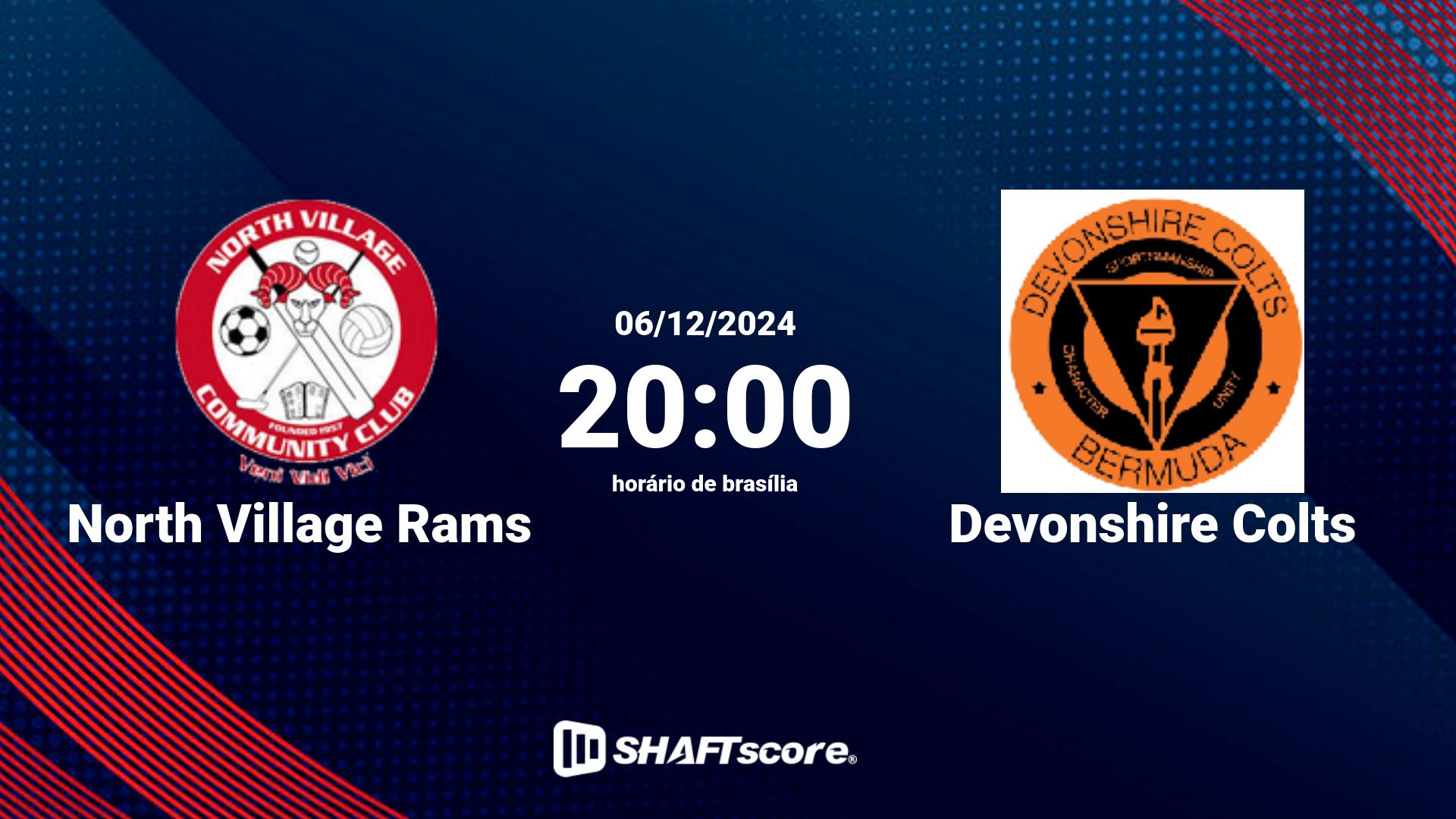 Estatísticas do jogo North Village Rams vs Devonshire Colts 06.12 20:00