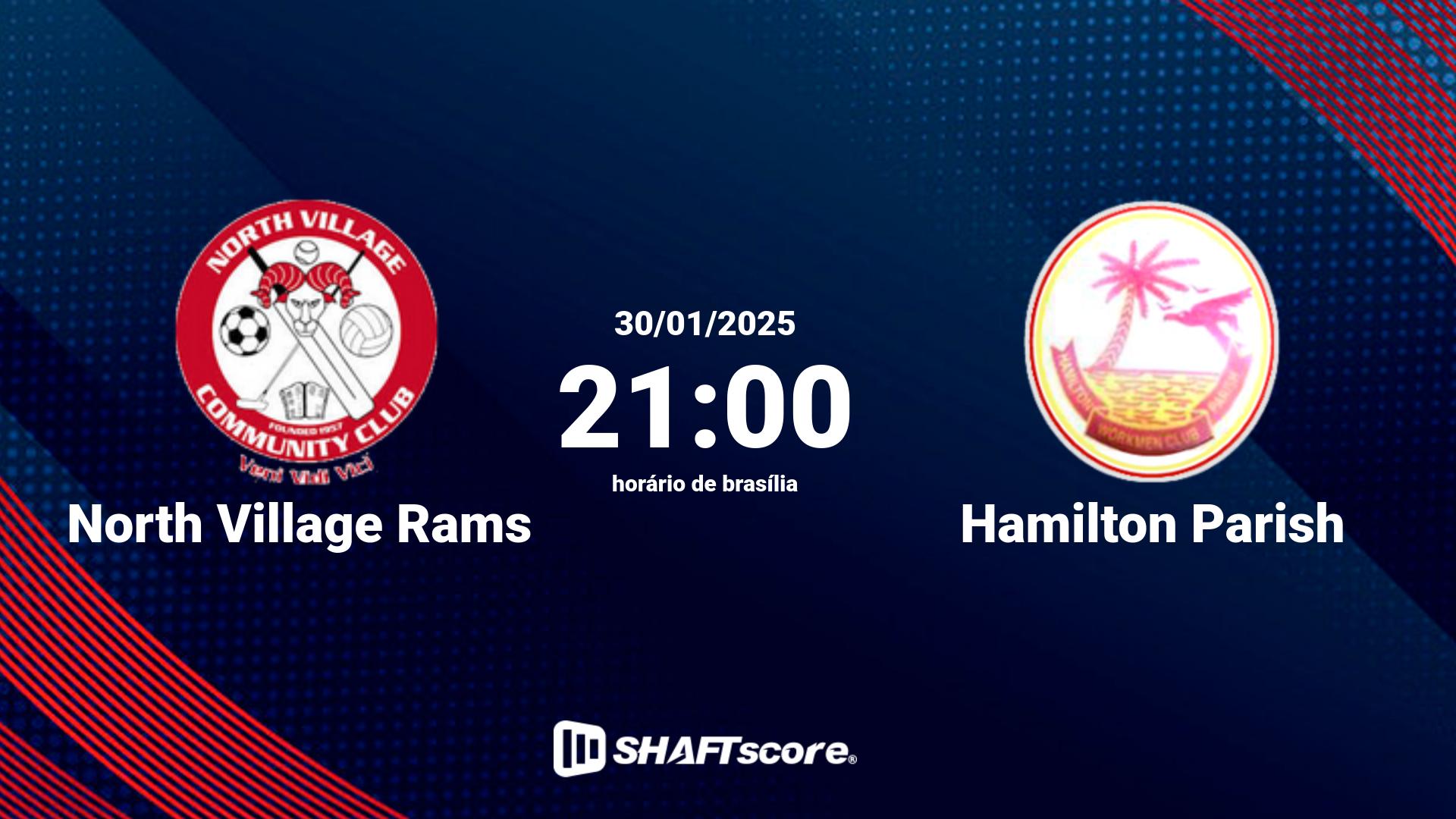 Estatísticas do jogo North Village Rams vs Hamilton Parish 30.01 21:00