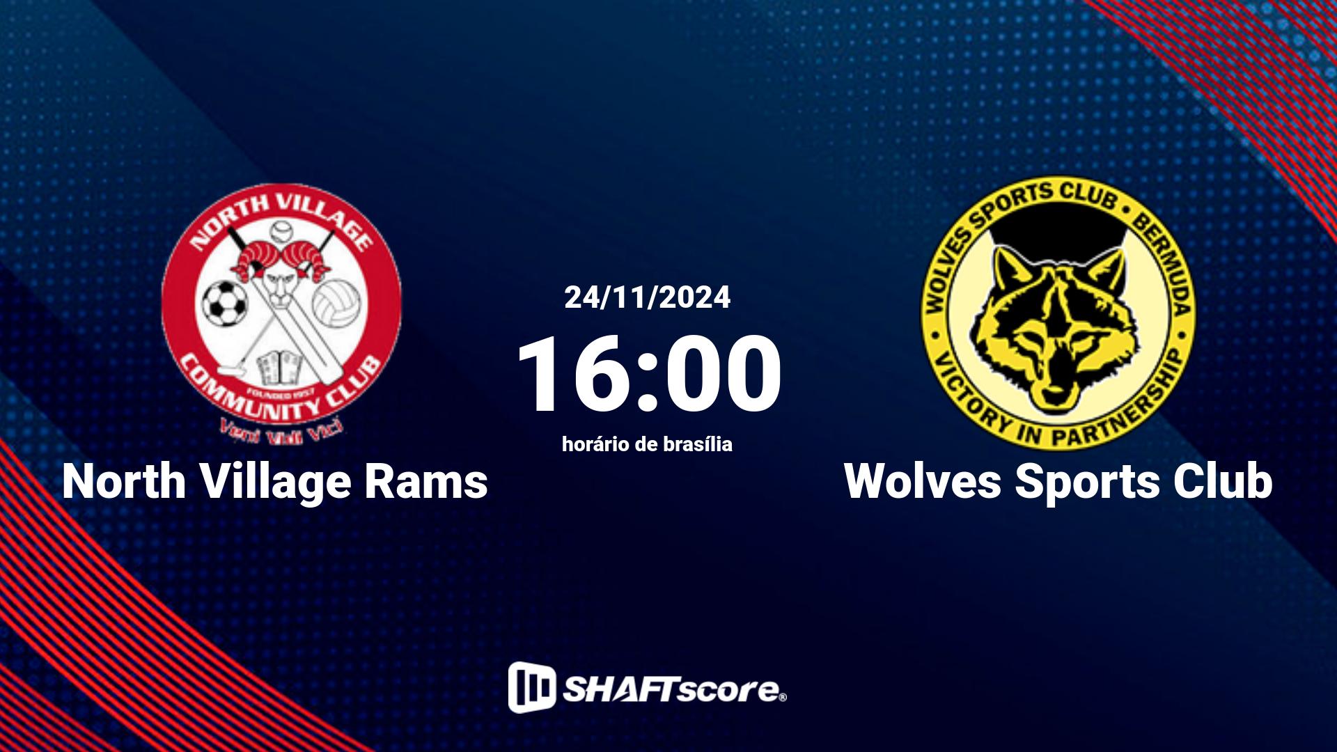 Estatísticas do jogo North Village Rams vs Wolves Sports Club 24.11 16:00