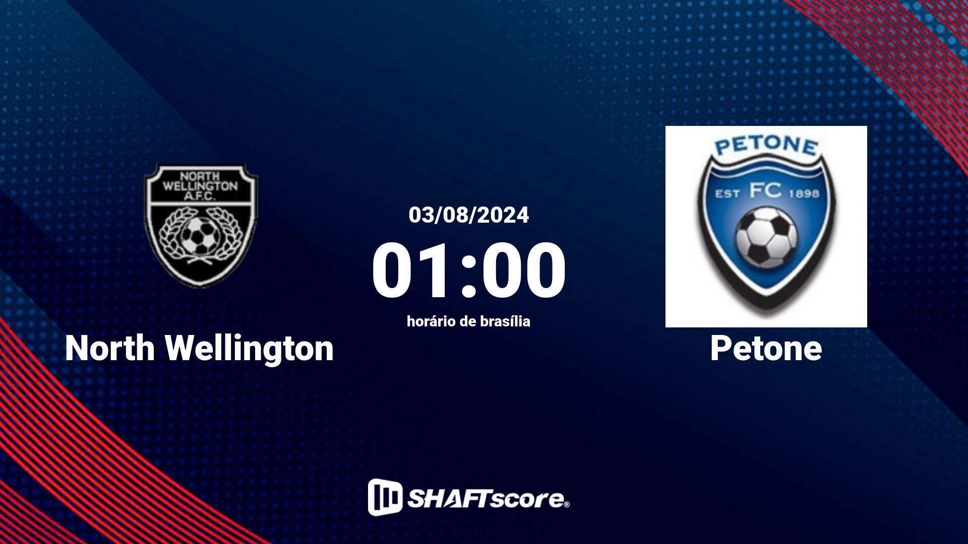 Estatísticas do jogo North Wellington vs Petone 03.08 01:00