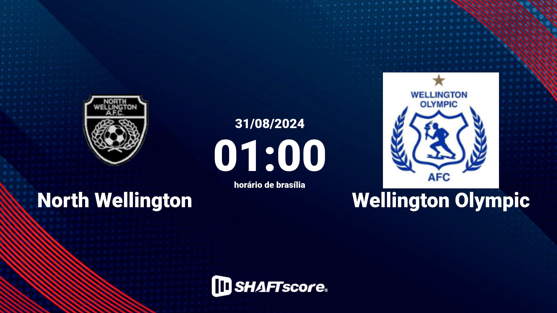 Estatísticas do jogo North Wellington vs Wellington Olympic 31.08 01:00