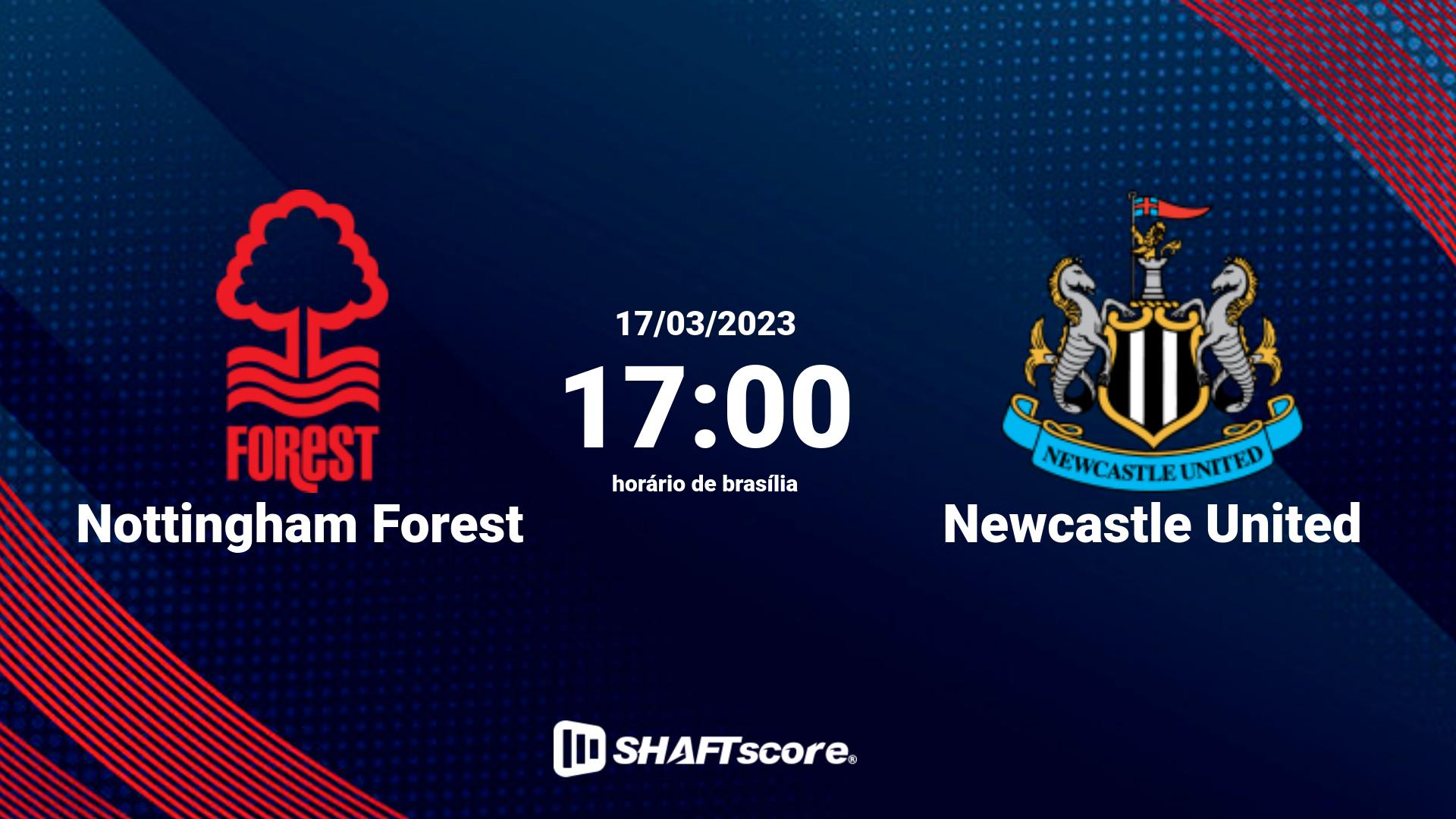 Estatísticas do jogo Nottingham Forest vs Newcastle United 17.03 17:00