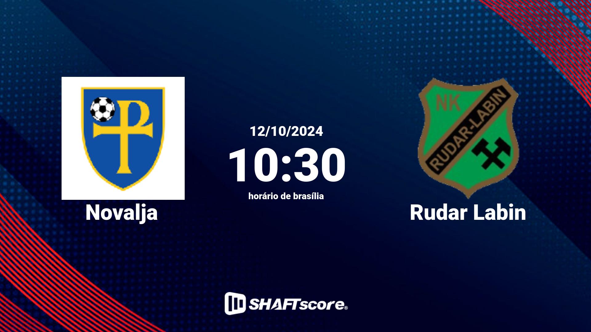 Estatísticas do jogo Novalja vs Rudar Labin 12.10 10:30