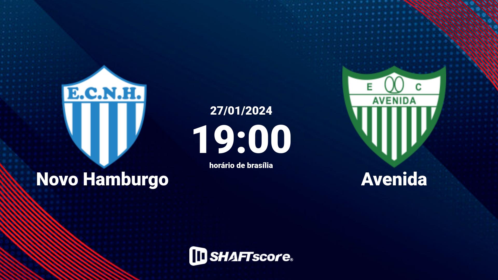 Estatísticas do jogo Novo Hamburgo vs Avenida 27.01 19:00