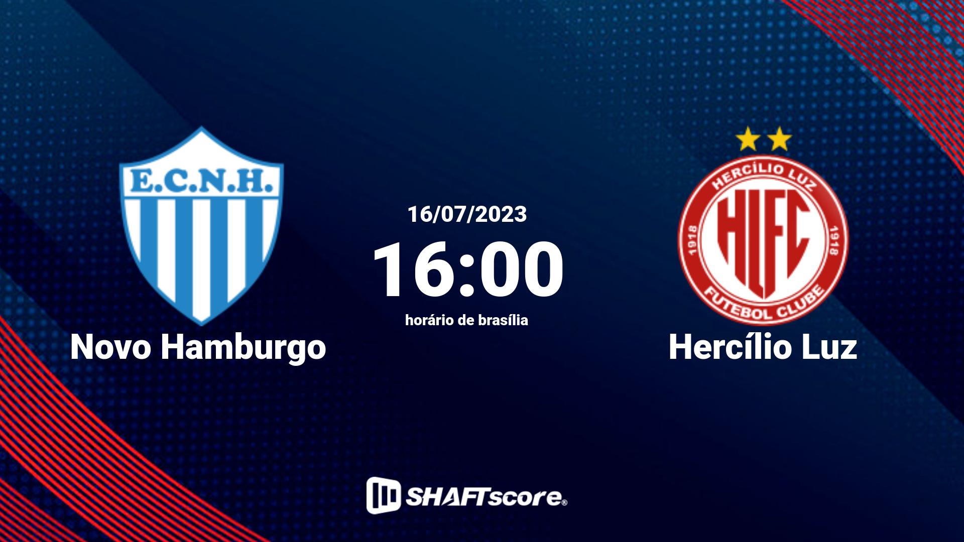 Estatísticas do jogo Novo Hamburgo vs Hercílio Luz 16.07 16:00