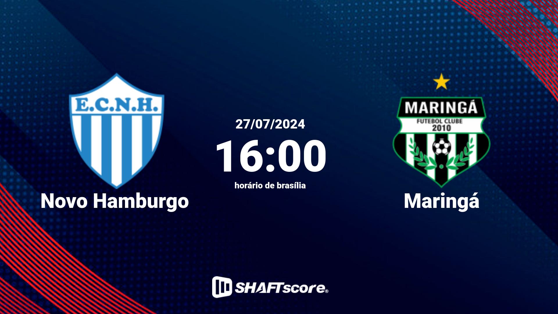 Estatísticas do jogo Novo Hamburgo vs Maringá 27.07 16:00