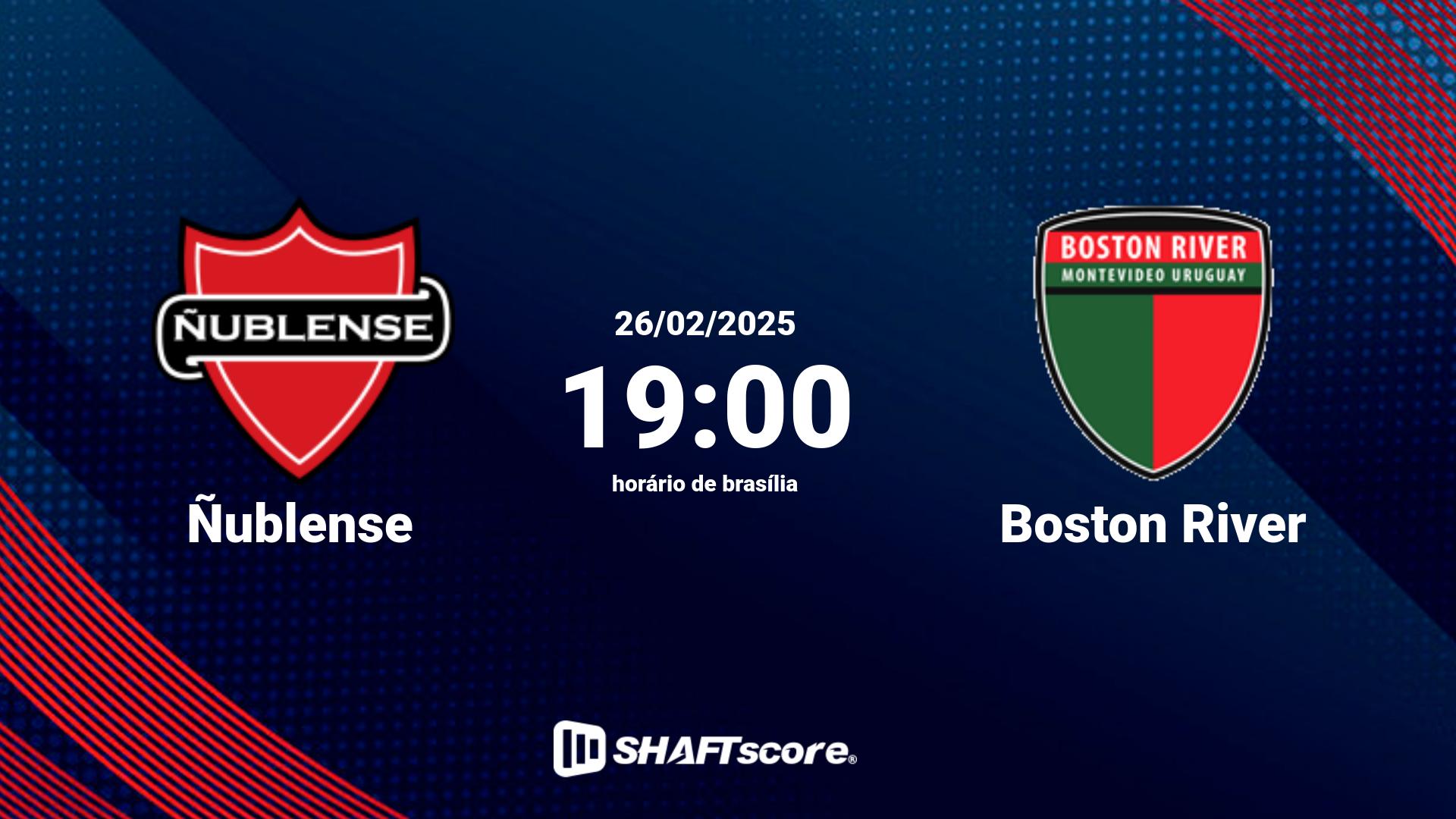 Estatísticas do jogo Ñublense vs Boston River 26.02 19:00