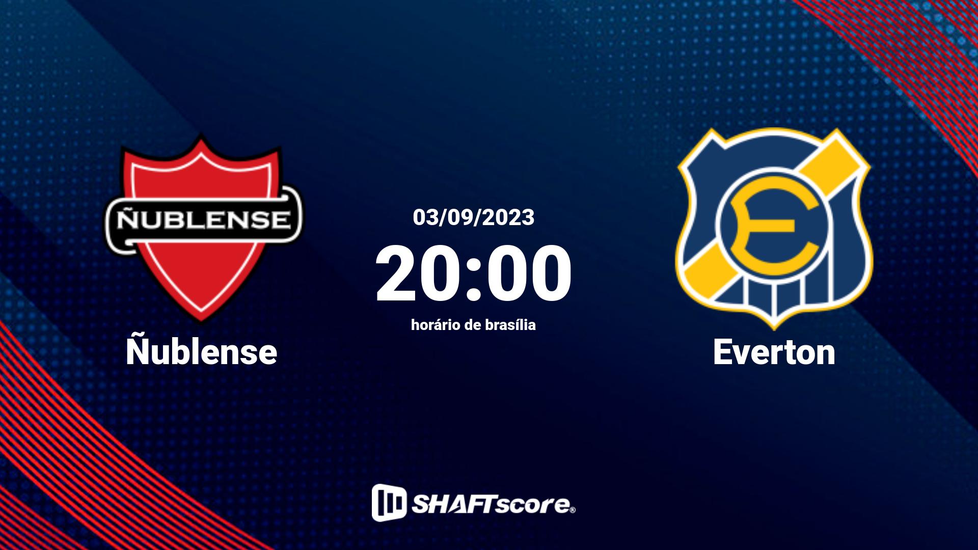 Estatísticas do jogo Ñublense vs Everton 03.09 20:00