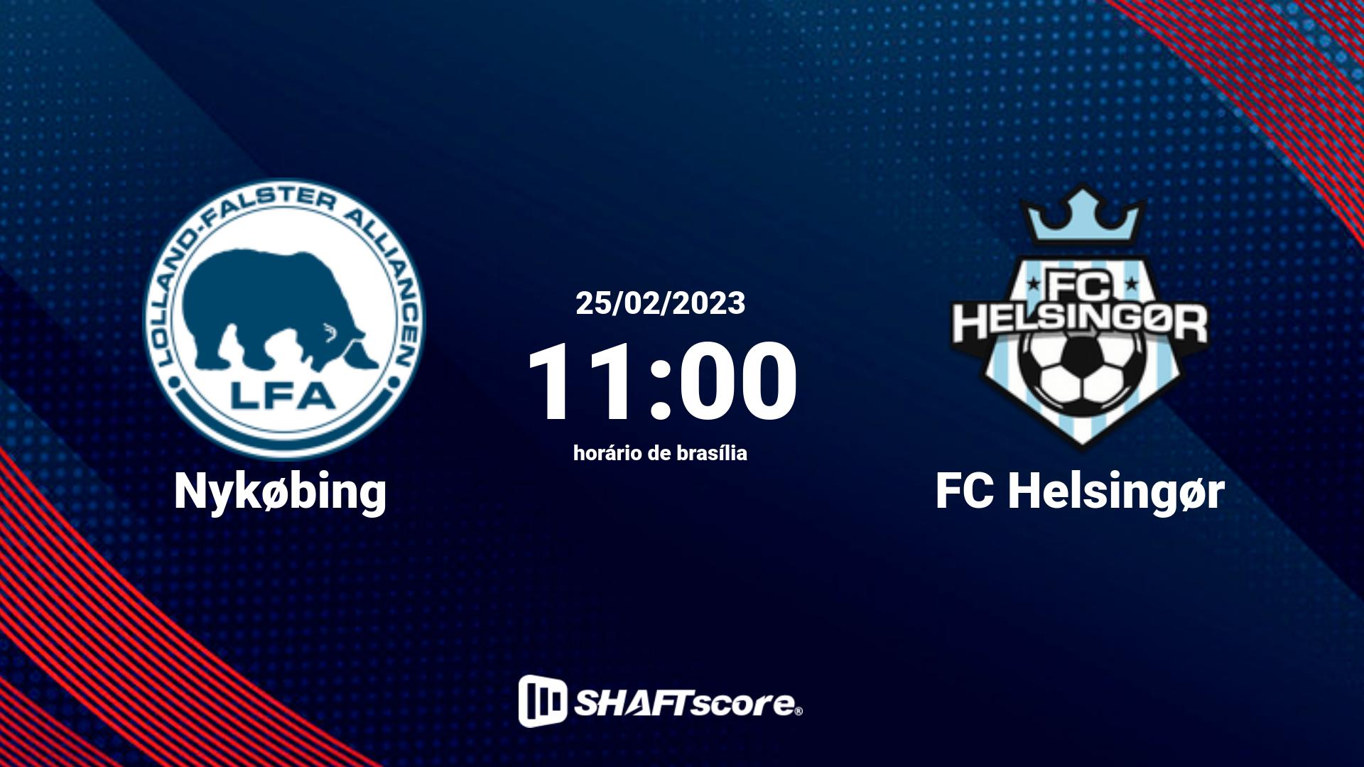 Estatísticas do jogo Nykøbing vs FC Helsingør 25.02 11:00