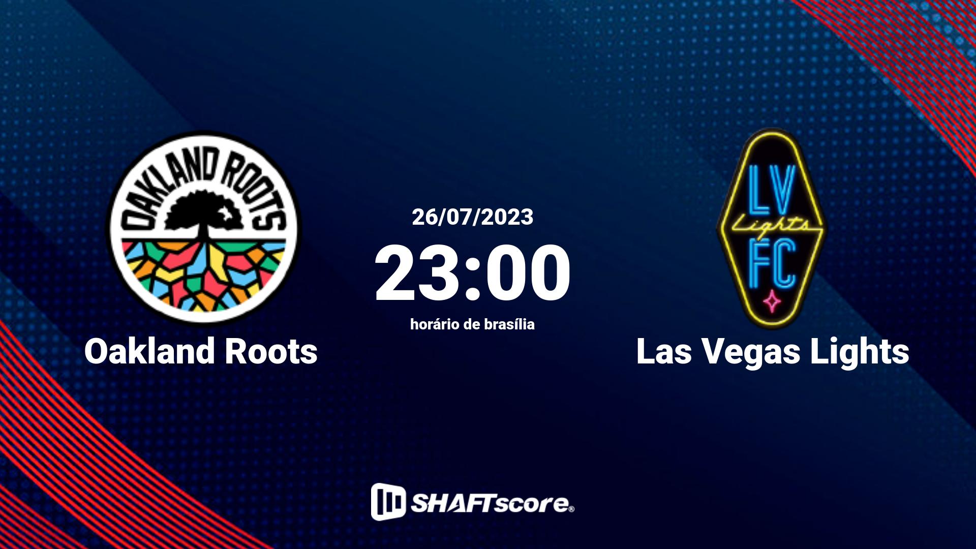 Estatísticas do jogo Oakland Roots vs Las Vegas Lights 26.07 23:00